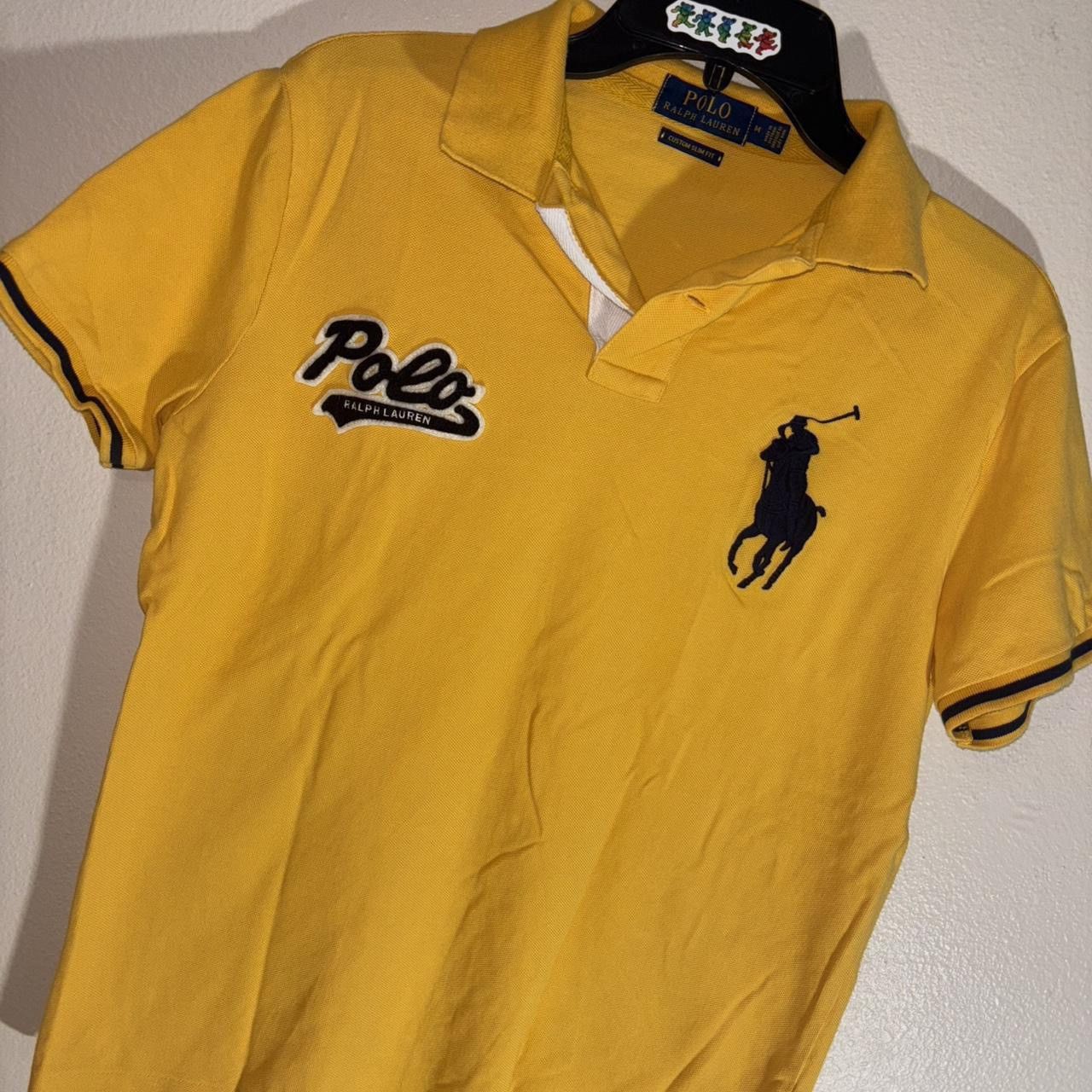 Polo Ralph Lauren Y2K Ralph Lauren Chief Keef Yellow Polo Size Adult MEDIUM Size US M / EU 48-50 / 2 - 7 Thumbnail