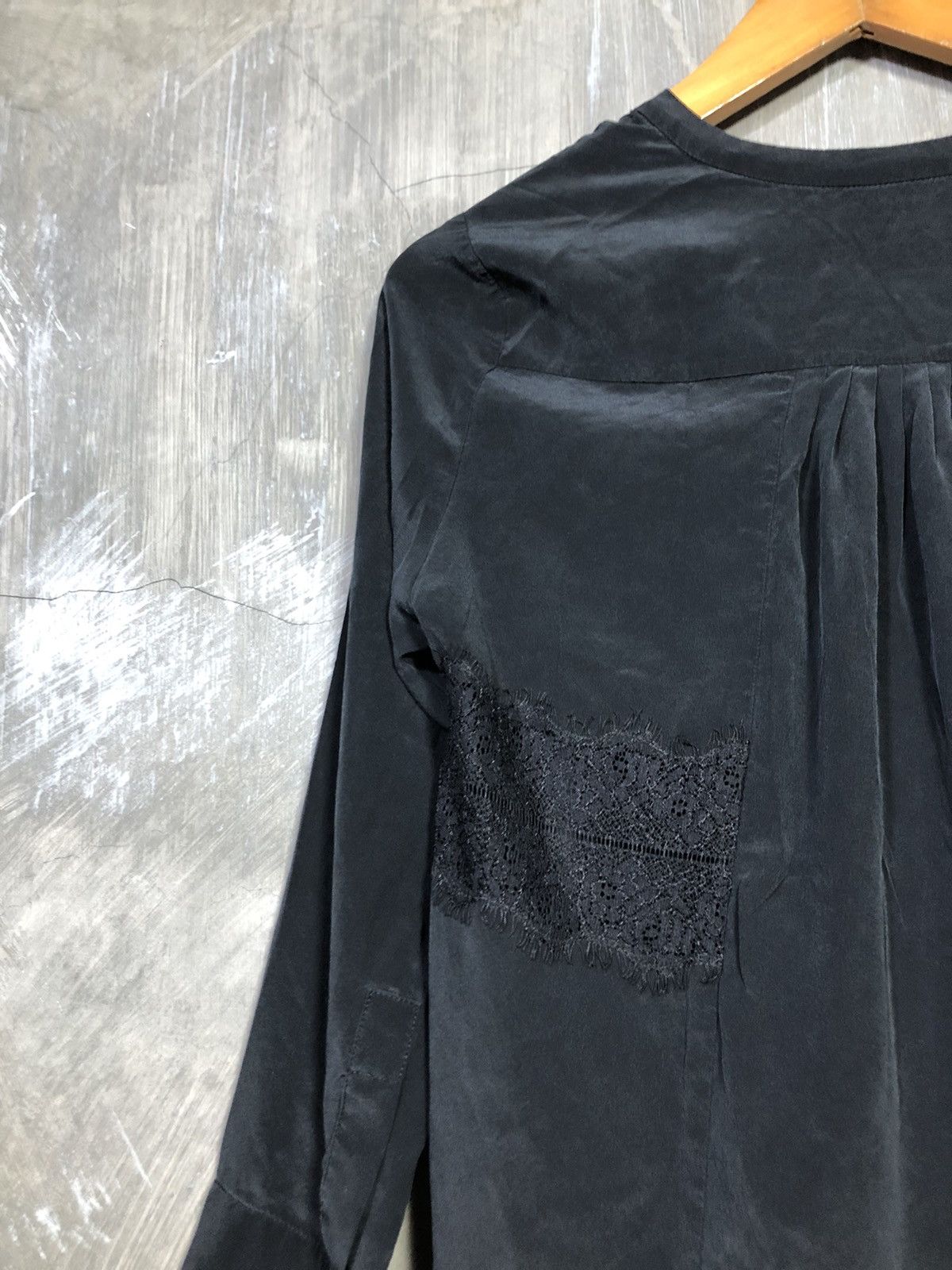 Designer × Sandro × Vintage Sandro Tops Blouse With Mesh Size XS / US 0-2 / IT 36-38 - 8 Thumbnail