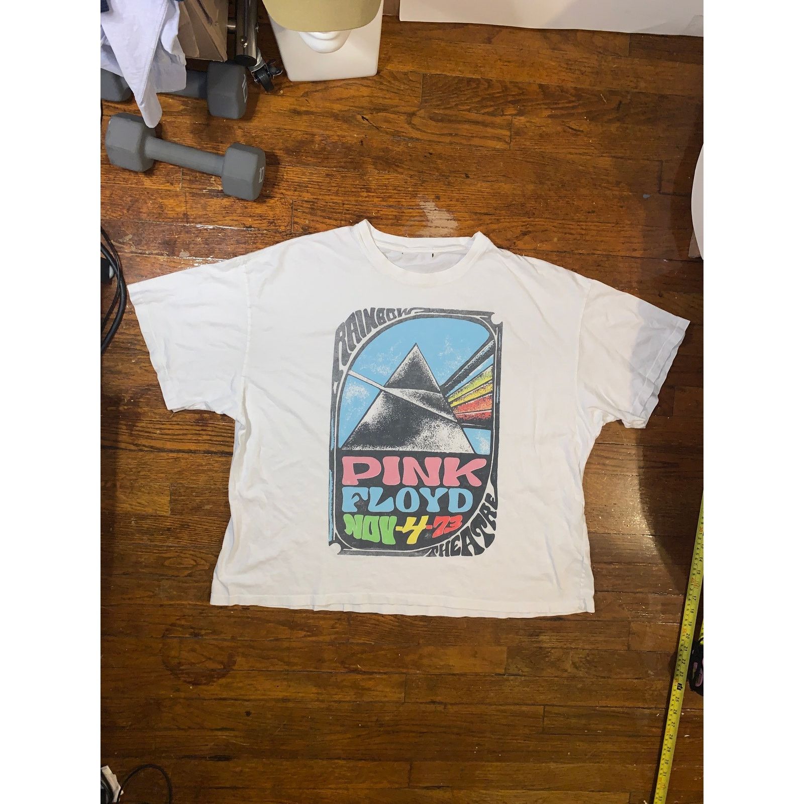 Pink Floyd × Vintage Pink Floyd 1973 Rainbow Theatre Tee Single Stitch XL Boxy Size US XL / EU 56 / 4 - 2 Thumbnail