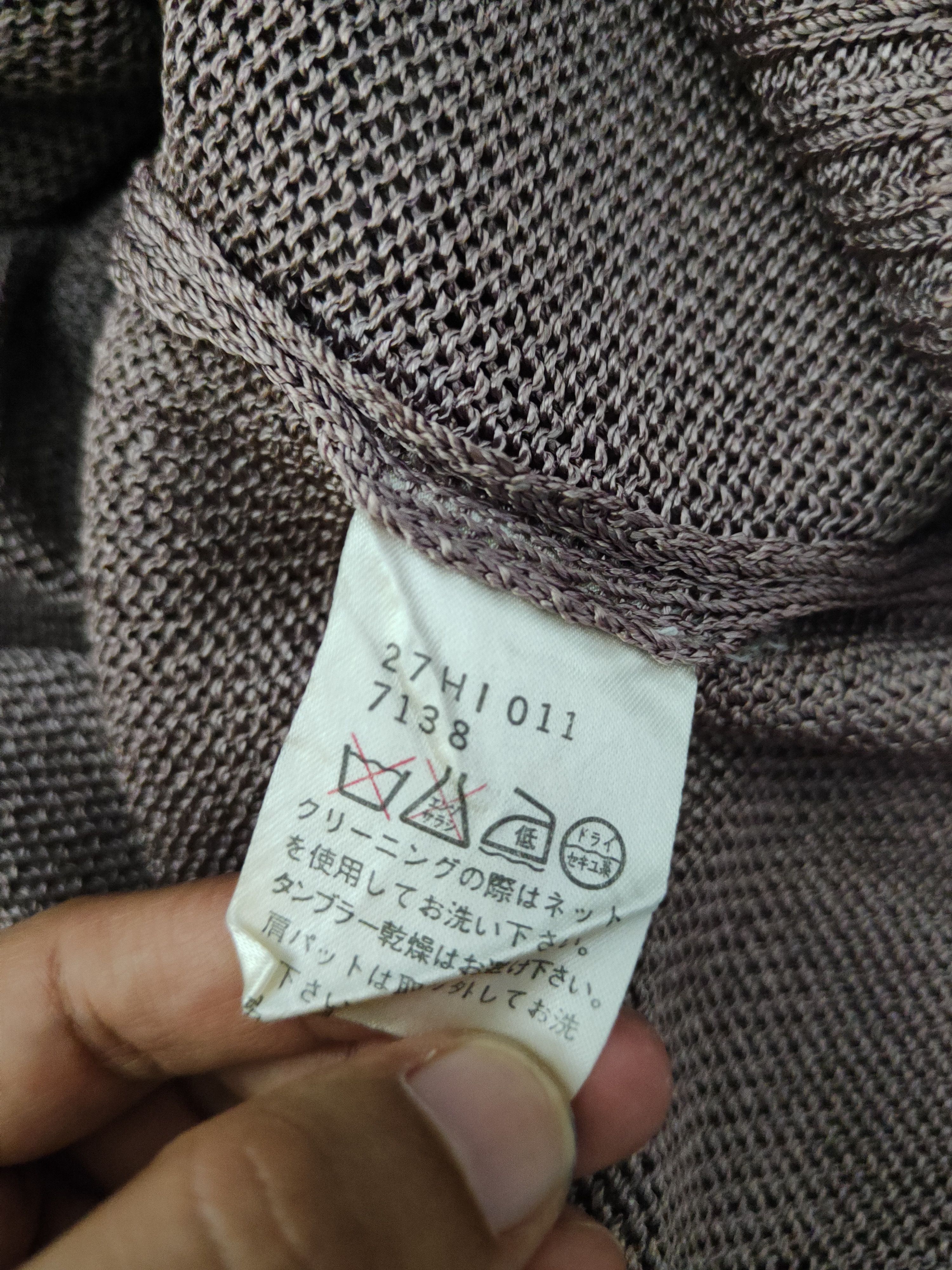 Vintage Macos Purple Knitwear Cardigan #W1637 Size M / US 6-8 / IT 42-44 - 11 Thumbnail