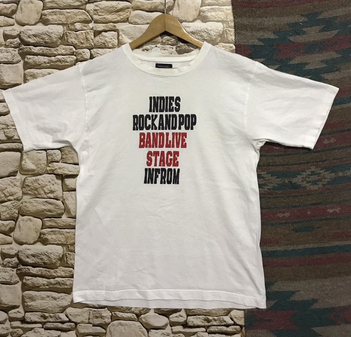 Band Tees Indies Rock and Pop Bandlive Stage Infrom Tees Size US L / EU 52-54 / 3 - 1 Thumbnail