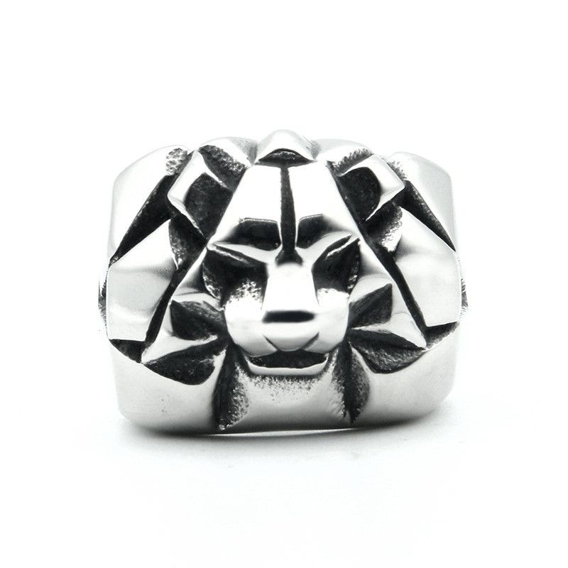 Jewelry Lion Rare Jewelry Rings Open Size Chrome Ring (Size 7-13) Size ONE SIZE - 4 Thumbnail