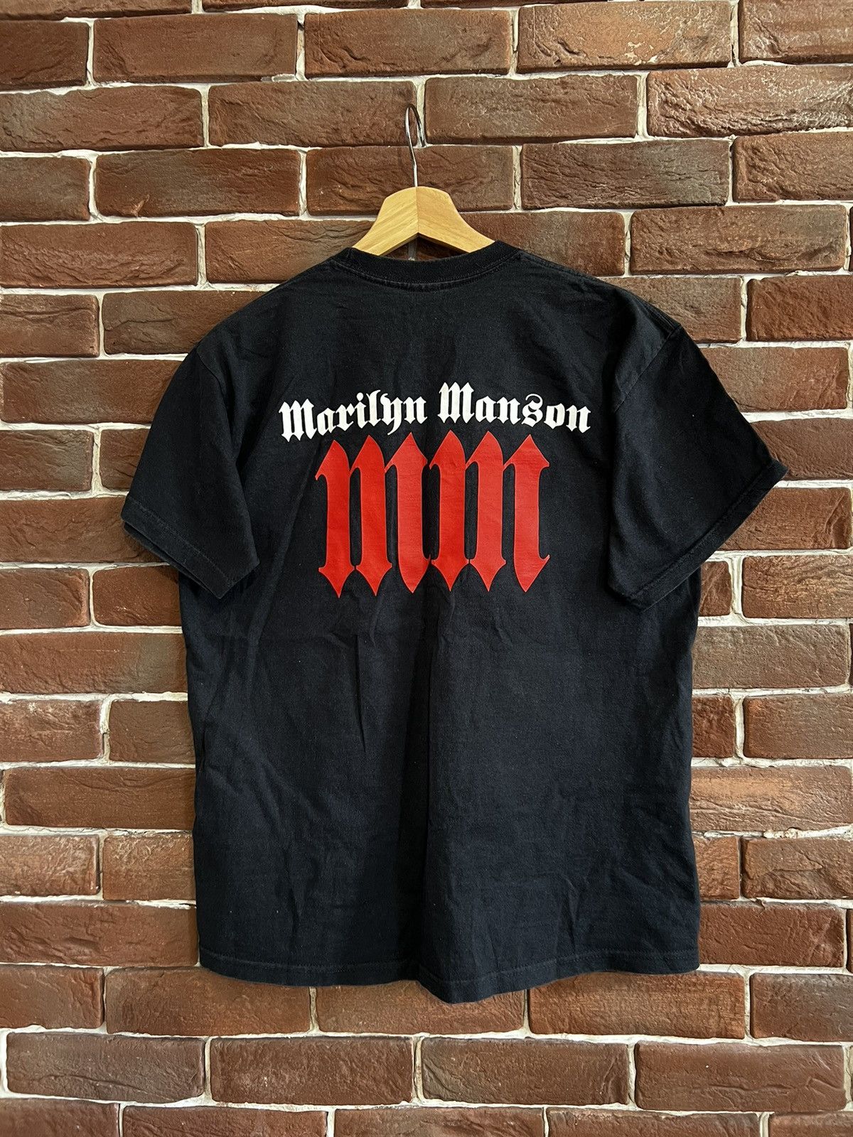 Band Tees Rare Y2K Marilyn Manson Vintage 00s Band Tee Rock Rare Size US M / EU 48-50 / 2 - 2 Thumbnail