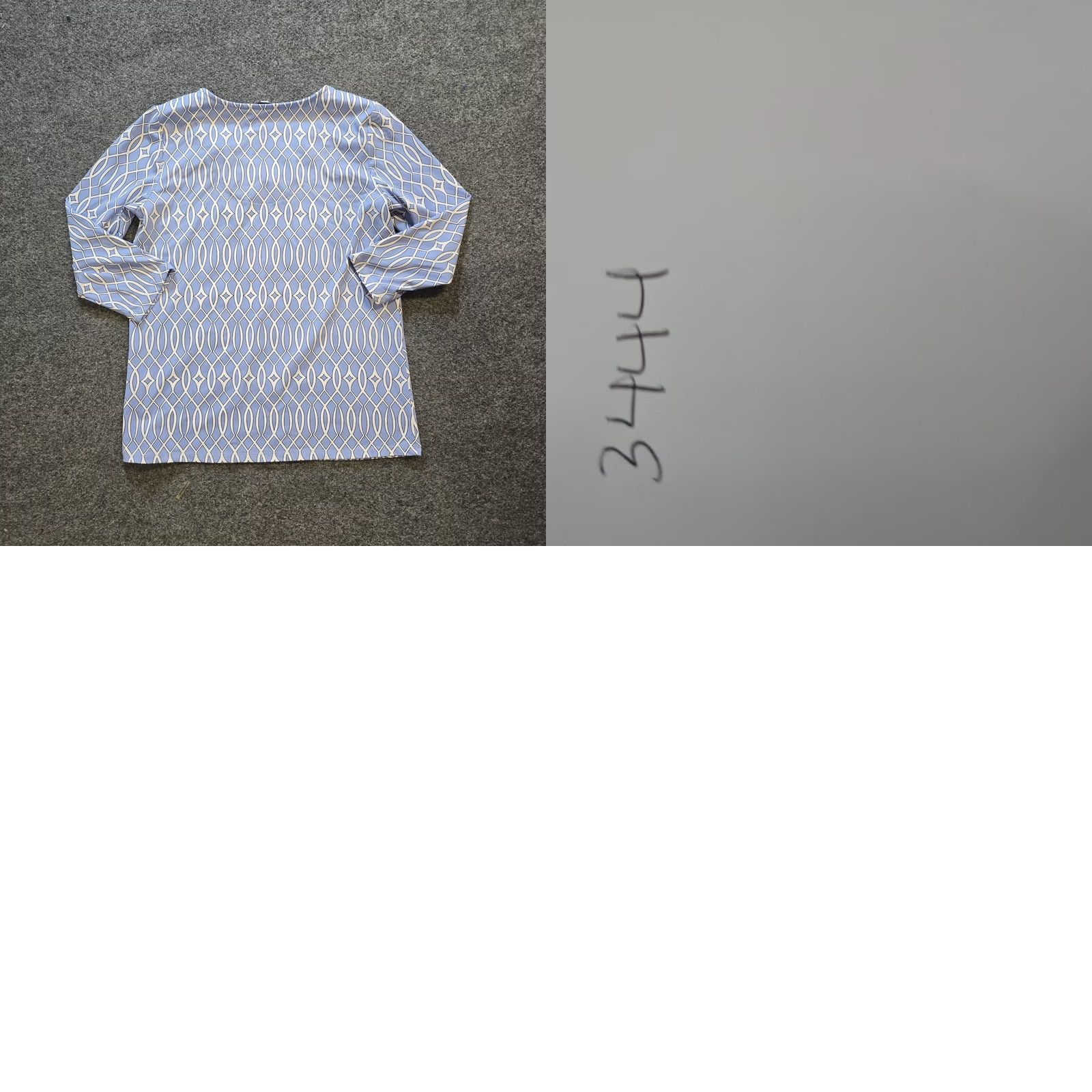 Vintage Sunsets Sweet Tea Top Womens Size Small Blue Stretchy No Iron Performance Golf Shirt Size S / US 4 / IT 40 - 8 Thumbnail