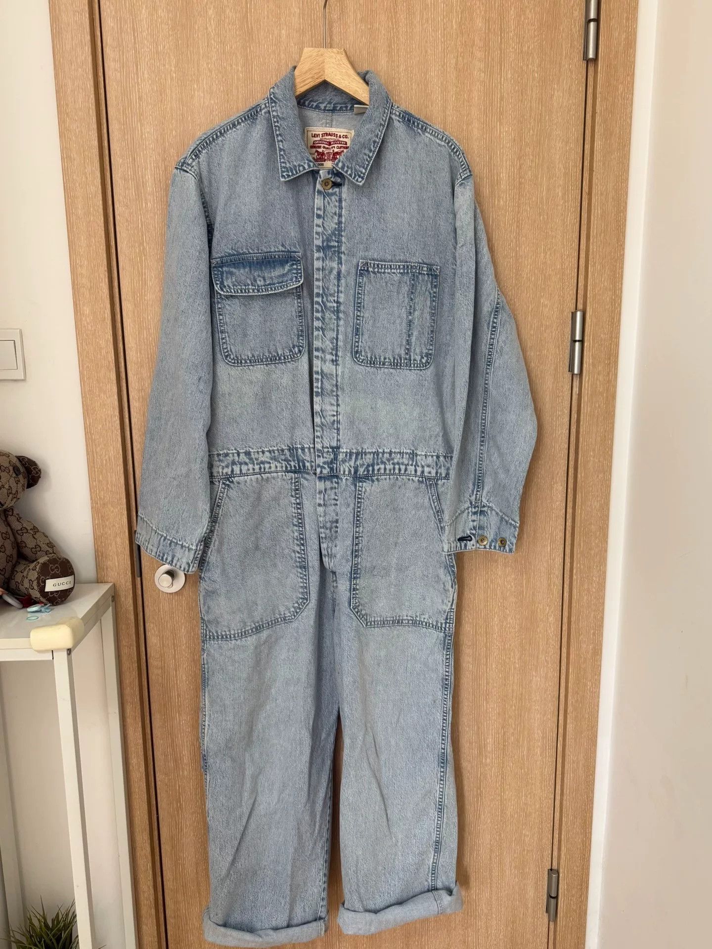 Levi's Levi's Premium Denim Jumpsuit Size US 31 - 1 Thumbnail