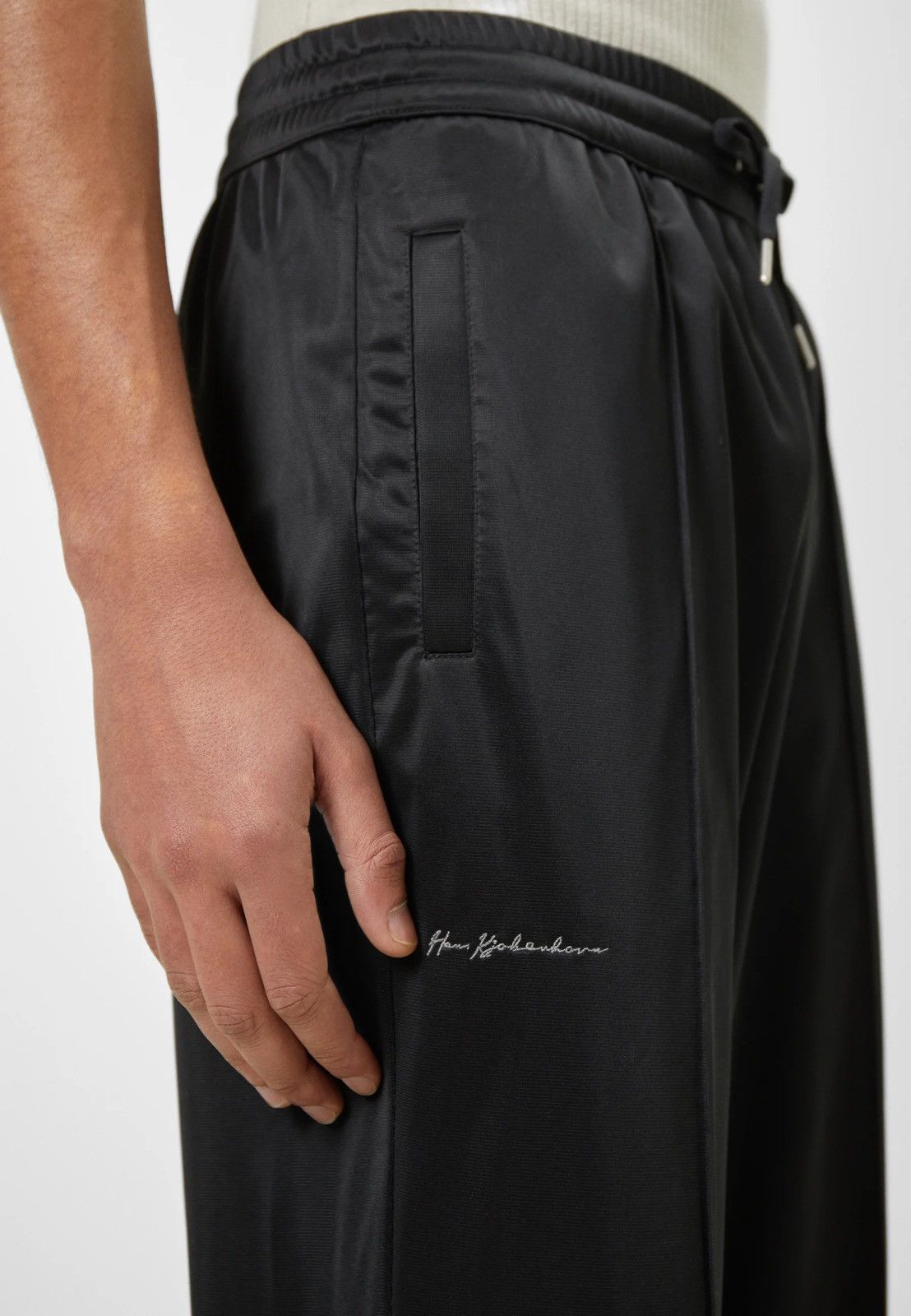 Han Kjobenhavn SS23 !DSWT! Han Kjobenhavn Oversized Loose Black Track Pants Size US 34 / EU 50 - 10 Thumbnail