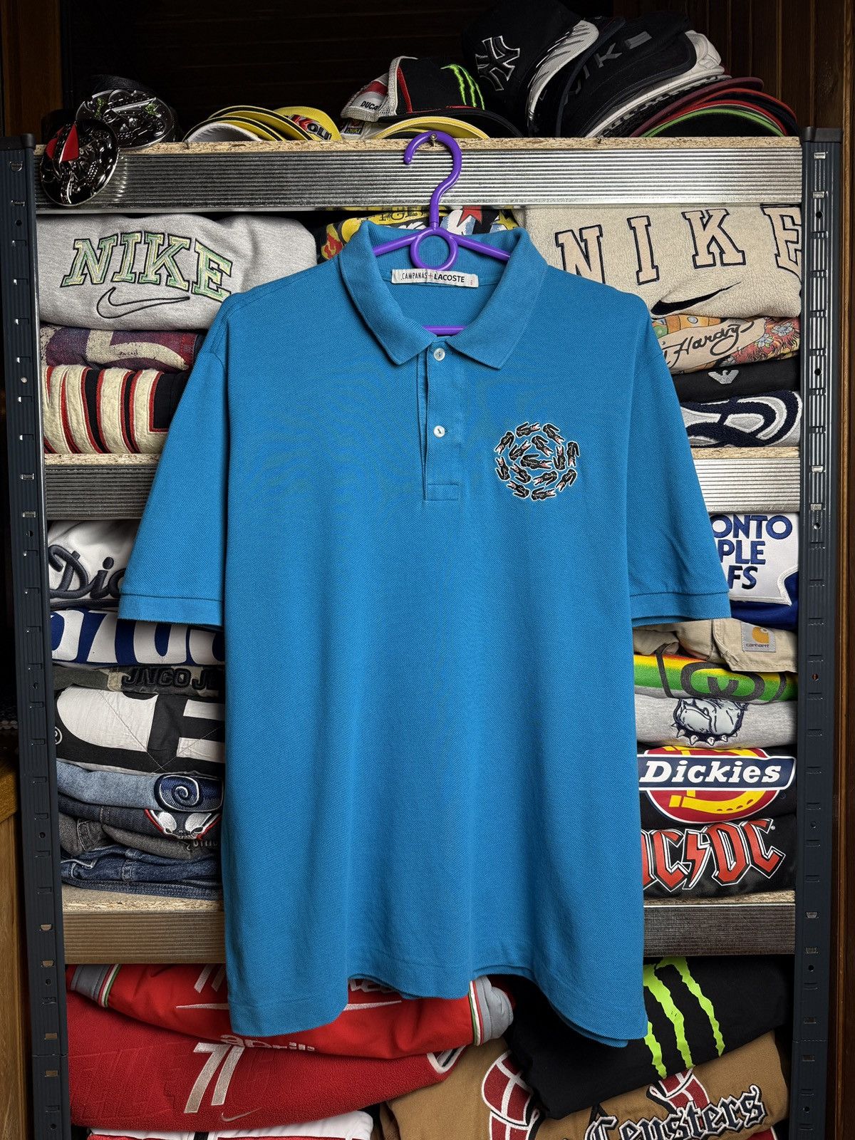 Lacoste Polo Lacoste Campanas Lacoste rare multilogo size L Size US L / EU 52-54 / 3 - 1 Thumbnail