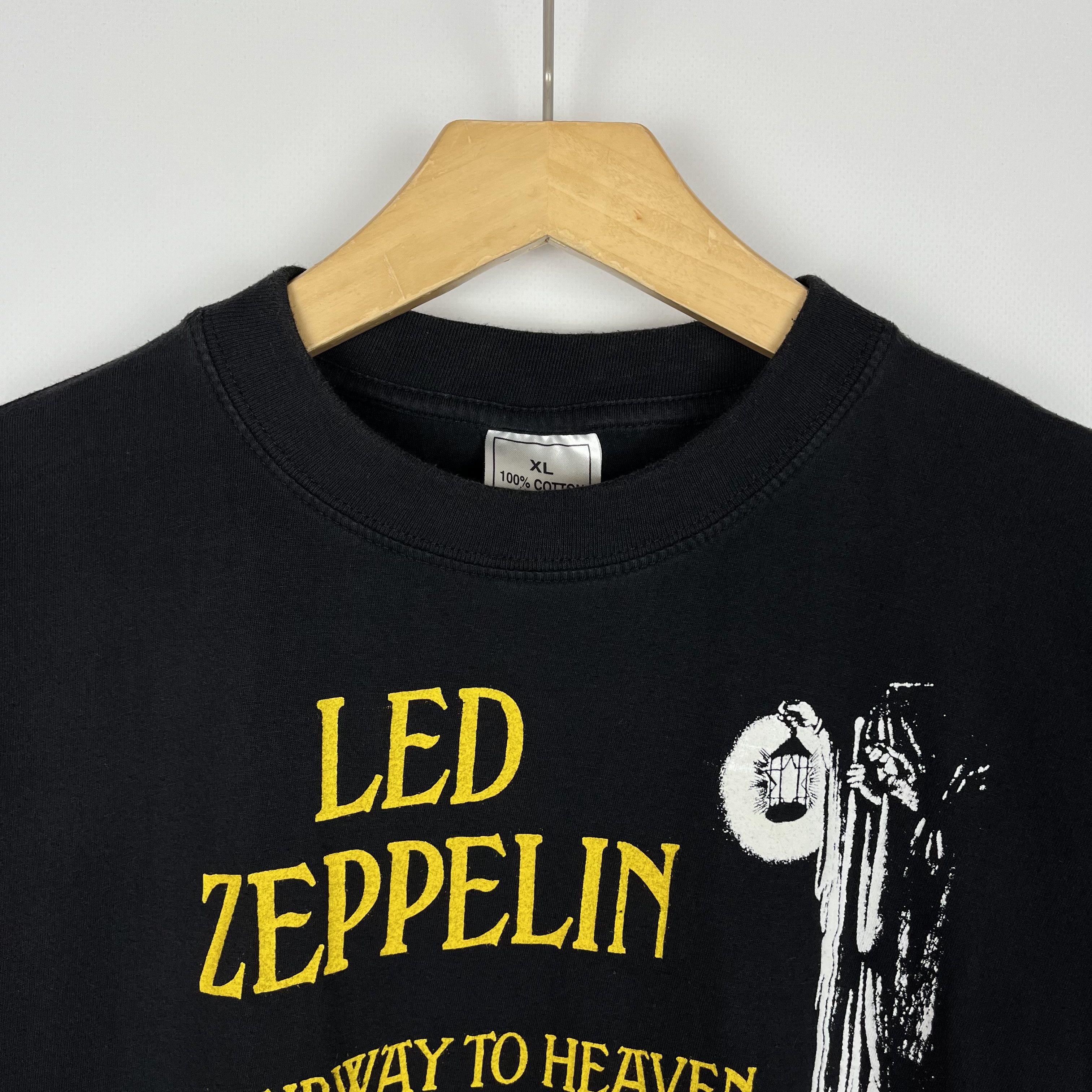 Band Tees Vintage Led Zeppelin Stairway To Heaven Band T Shirt 90’s Size US XL / EU 56 / 4 - 6 Thumbnail