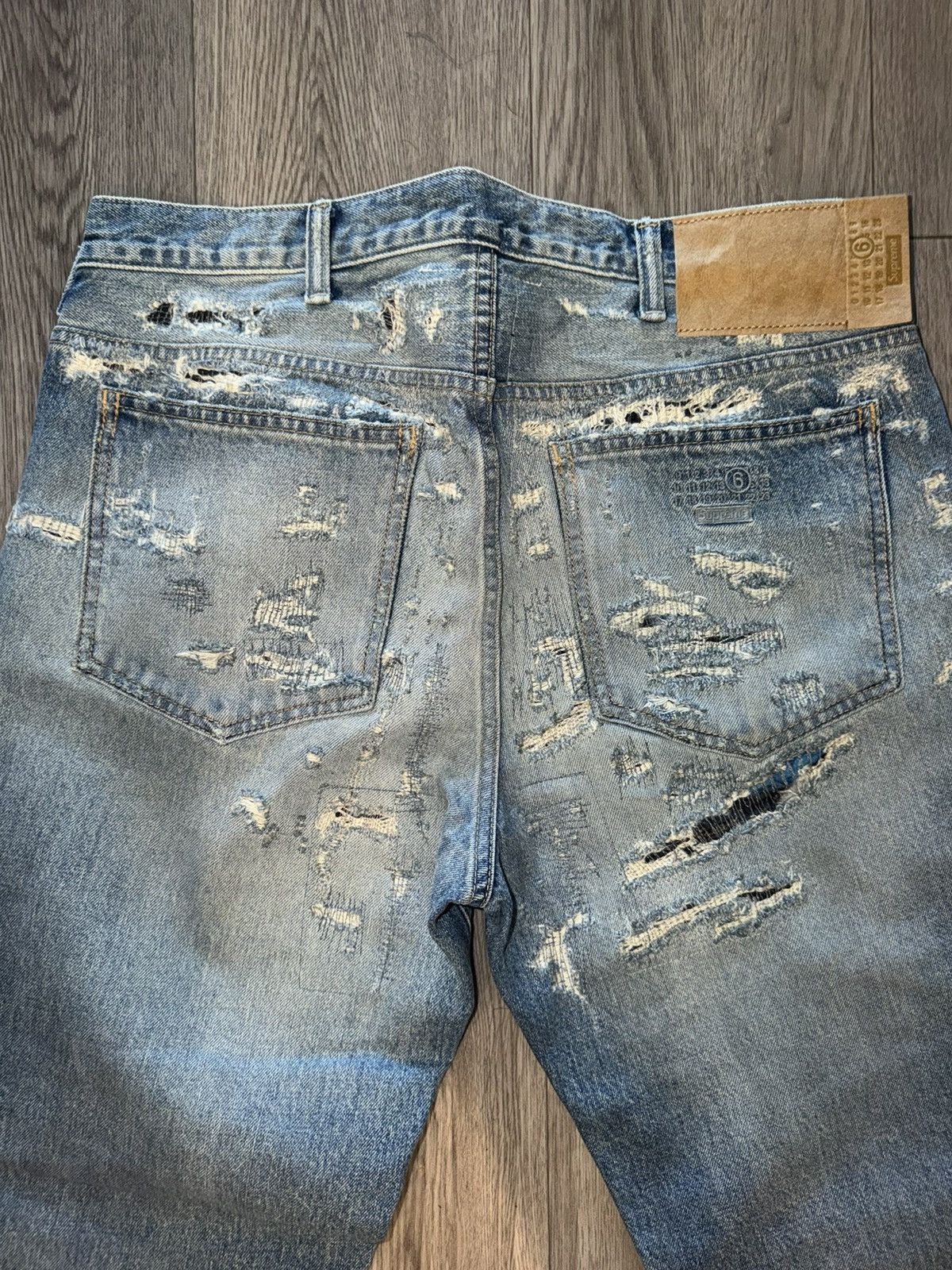 Maison Margiela × Supreme Supreme x MM6 Maison Margiela Distressed – (Never Worn) Size US 30 / EU 46 - 10 Thumbnail