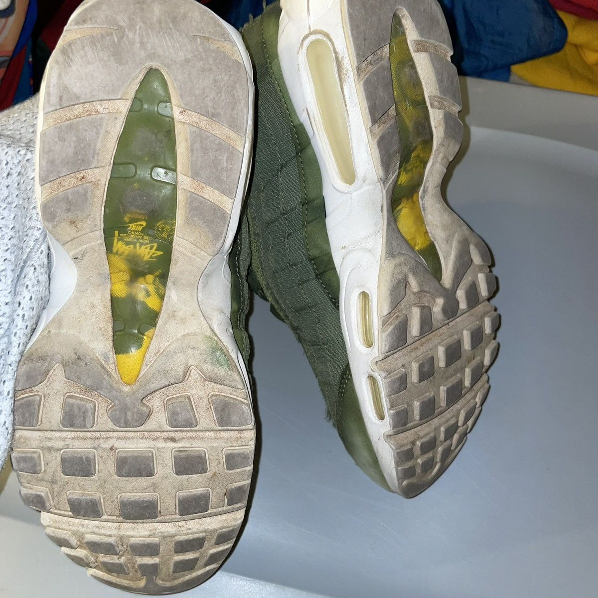 Nike × Stussy Stussy Nike AirMax 95s Olive size 7.5 Men’s Size US 7.5 / EU 40-41 - 7 Thumbnail