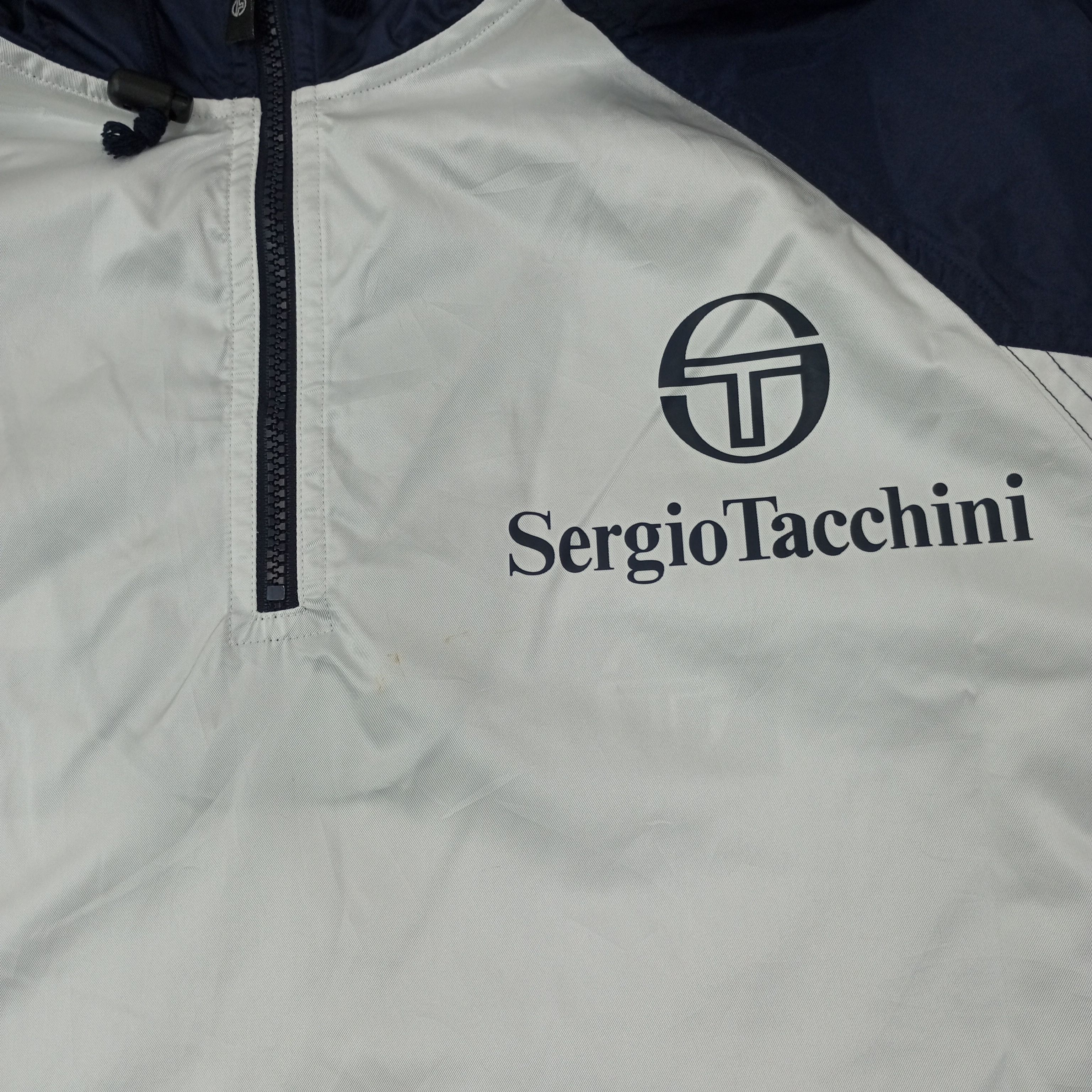 Sergio Tacchini Sergio Tacchini Logo Spellout Windbreaker Jacket c238n10 Size US XL / EU 56 / 4 - 3 Thumbnail