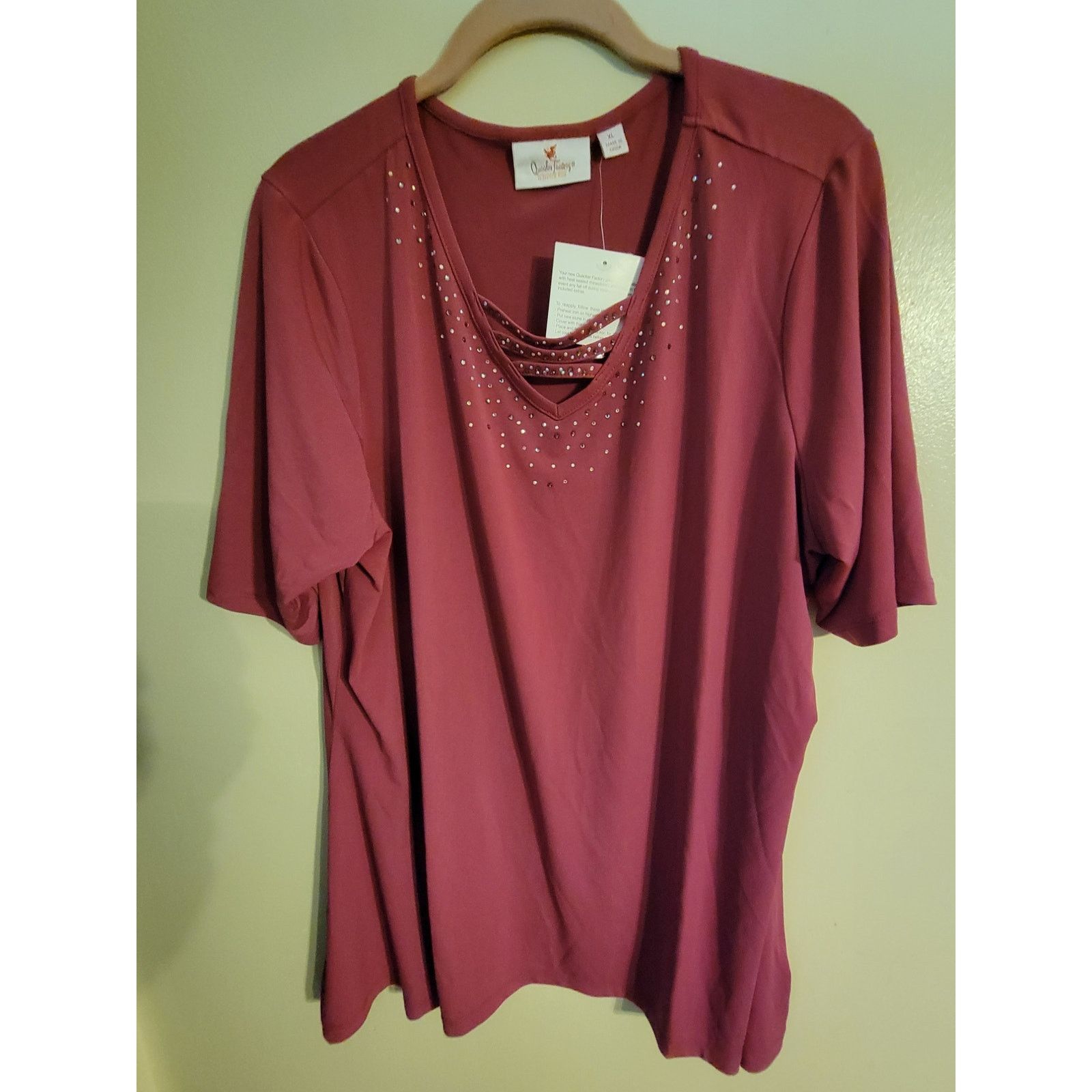 Other Quacker Factory Pink Top L Size L / US 10 / IT 46 - 2 Thumbnail
