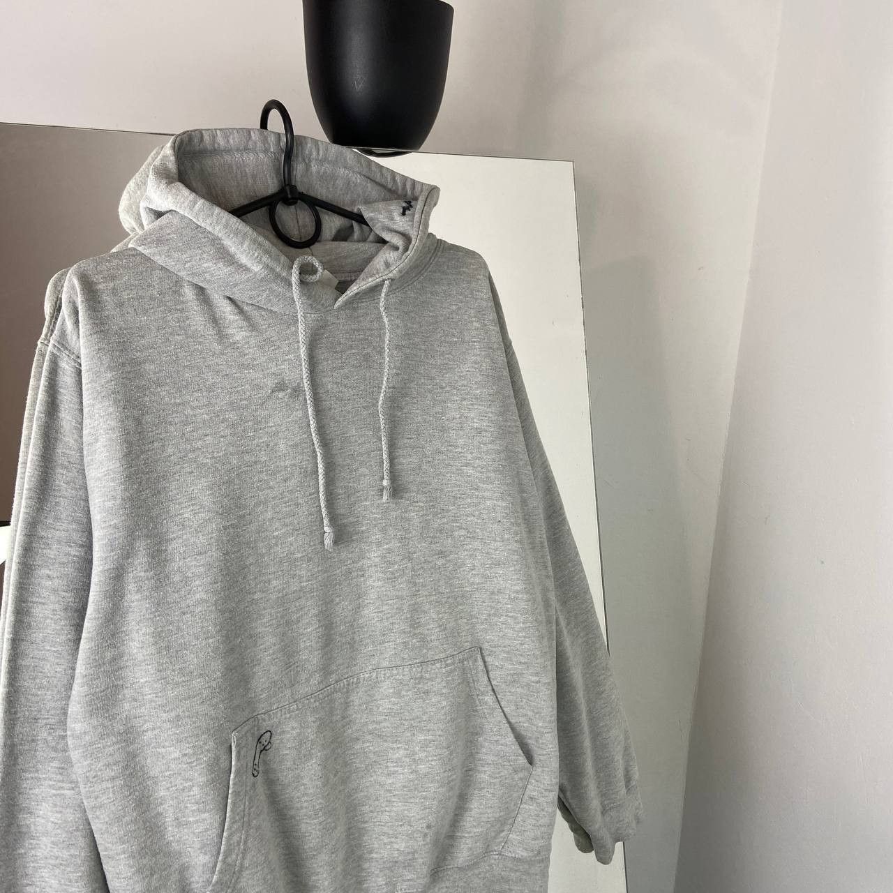 Vintage Skate Hoodie Vintage Fuck Embroindered Logo Grey Oversized Size US M / EU 48-50 / 2 - 2 Thumbnail