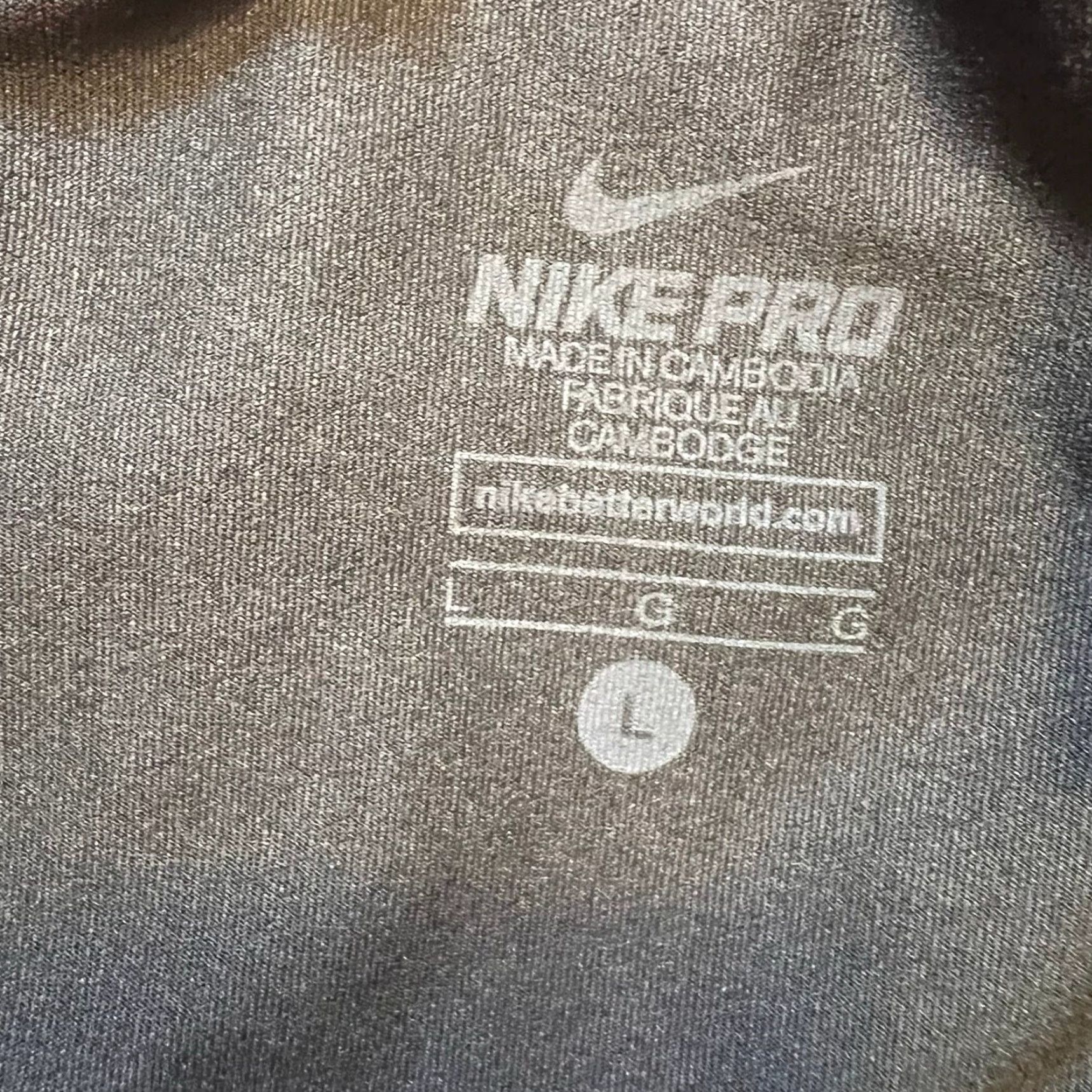 Nike Nike Pants Mens Large Pro 743019 Compression Pro Fit Black Tights Size US 33 - 5 Thumbnail
