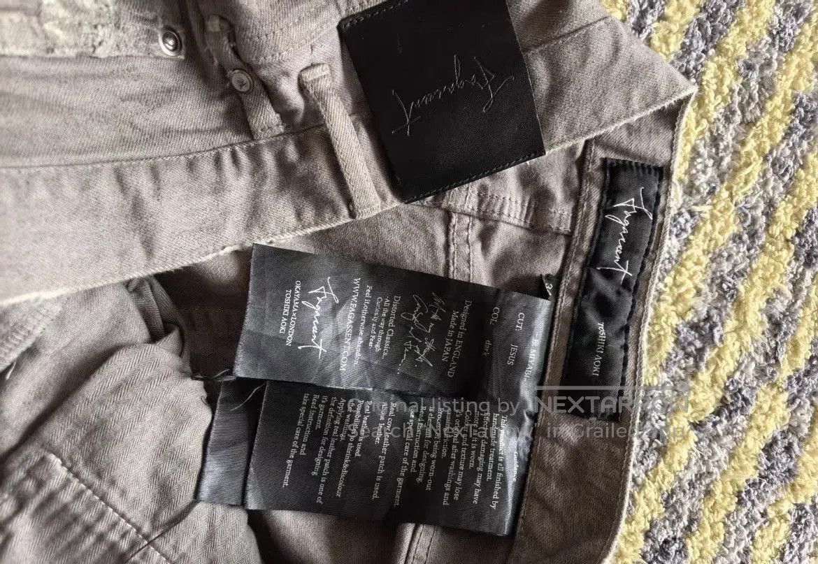 Fagassent Toshiki Aoki Toshiki Aoki Heavy Distressed Denim. Size US 34 / EU 50 - 5 Thumbnail