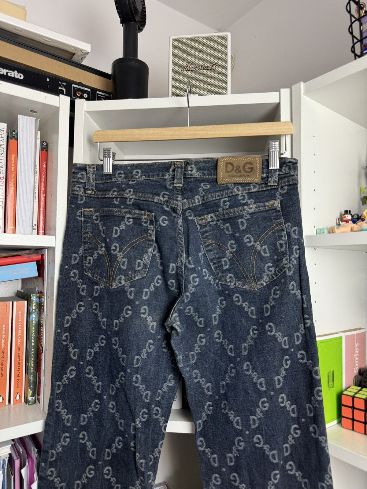 Designer × Dolce & Gabbana × Vintage Vintage y2k Dolce & Gabbana monogram denim pants 30 archive Size US 30 / EU 46 - 8 Thumbnail