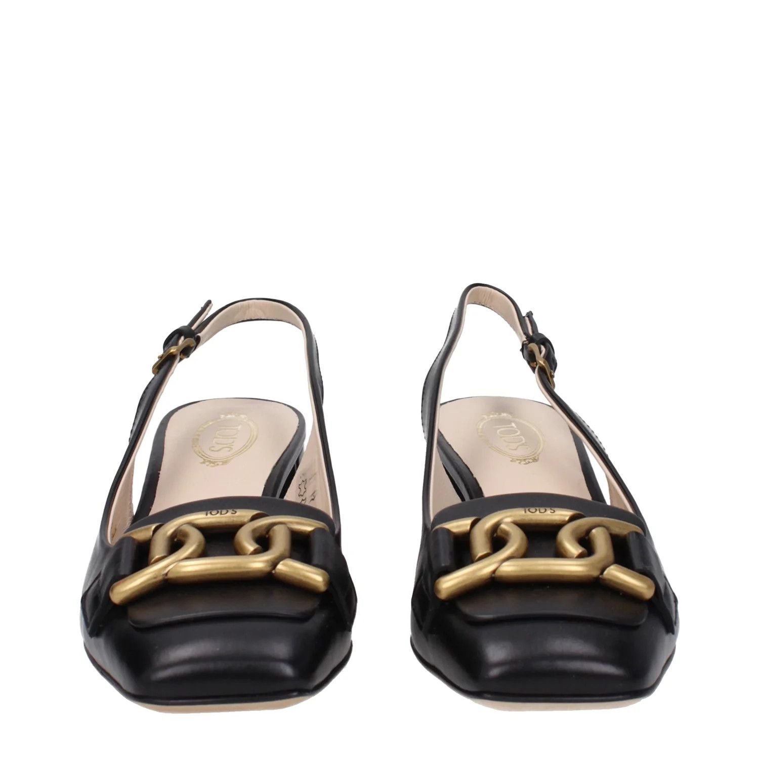Tod's ob1o1e1224 Leather Sandals in Black Size US 6.5 / IT 36.5 - 3 Thumbnail