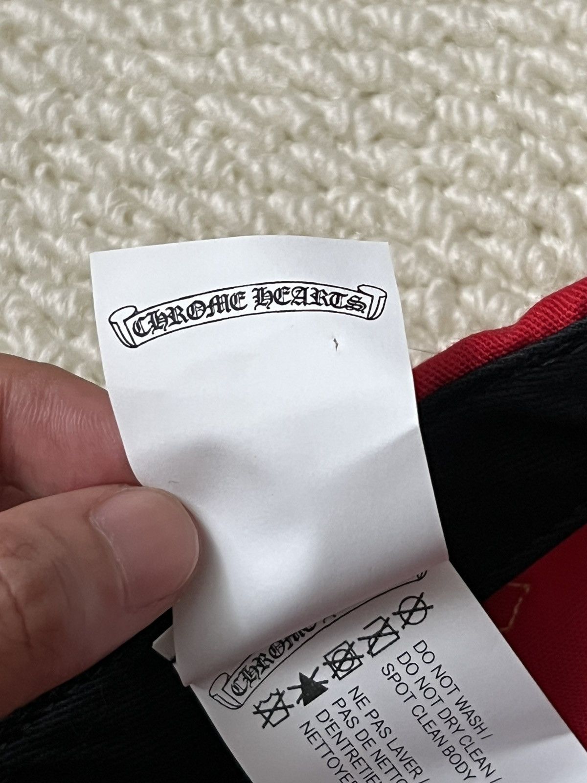 Chrome Hearts Chrome Hearts Hat Patch Red Size ONE SIZE - 14 Thumbnail