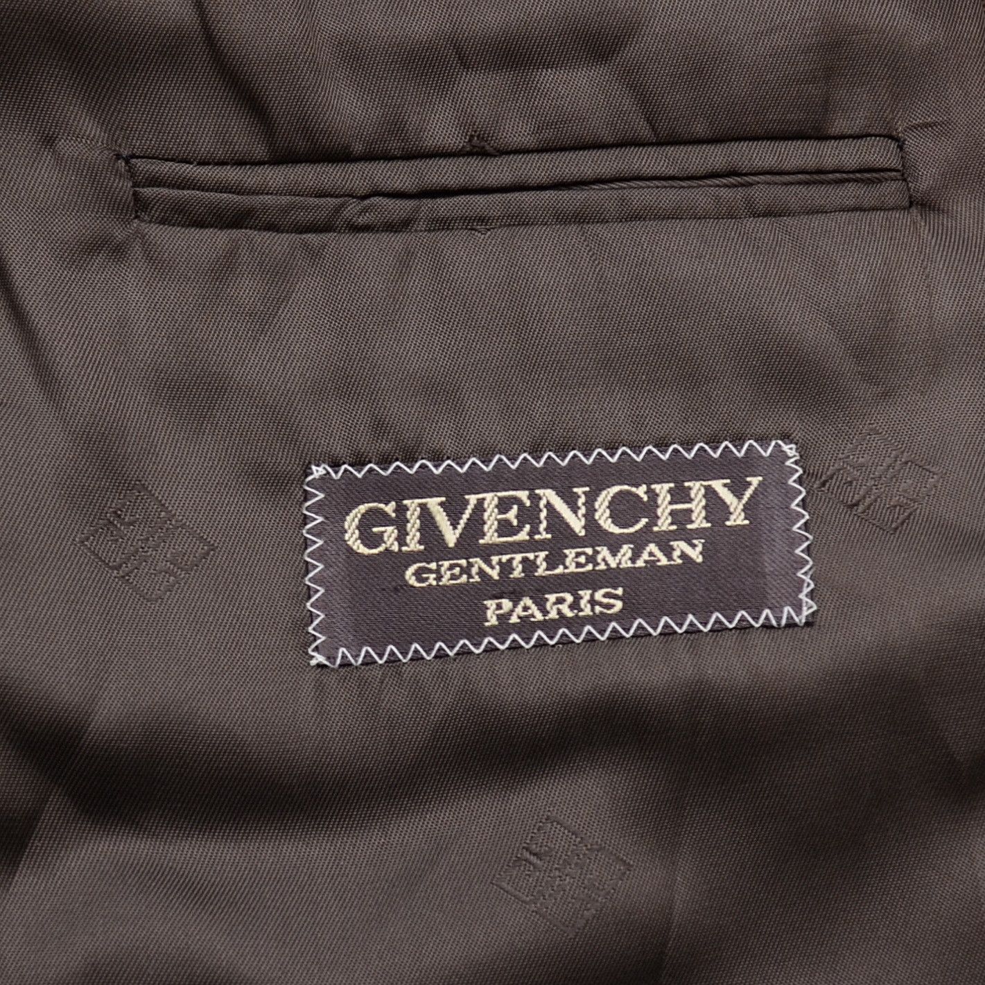 Givenchy × Vintage Vintage Gentelmen Givenchy Paris Coat Check Blazer Size 50 Size 50R - 8 Thumbnail