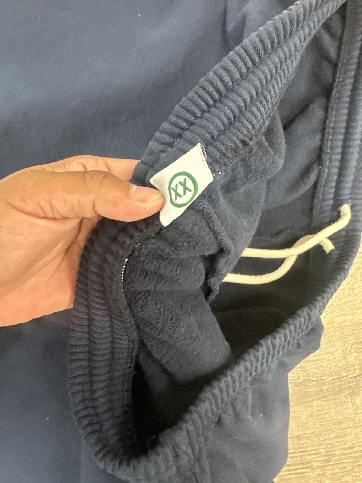 Hidden x Asics sweatpants illustration Navy New XXL