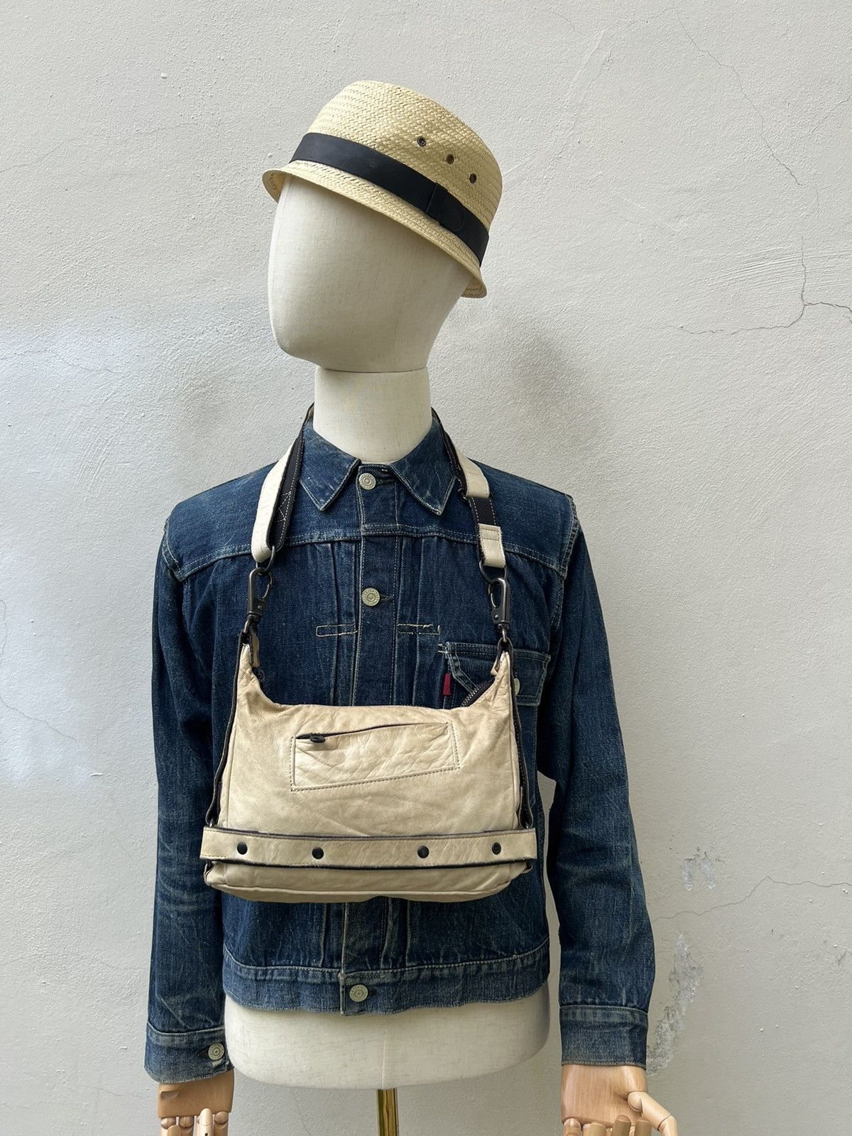 Leather Vintage Zer Japan Dirt Patina Leather Bag Size ONE SIZE - 7 Thumbnail