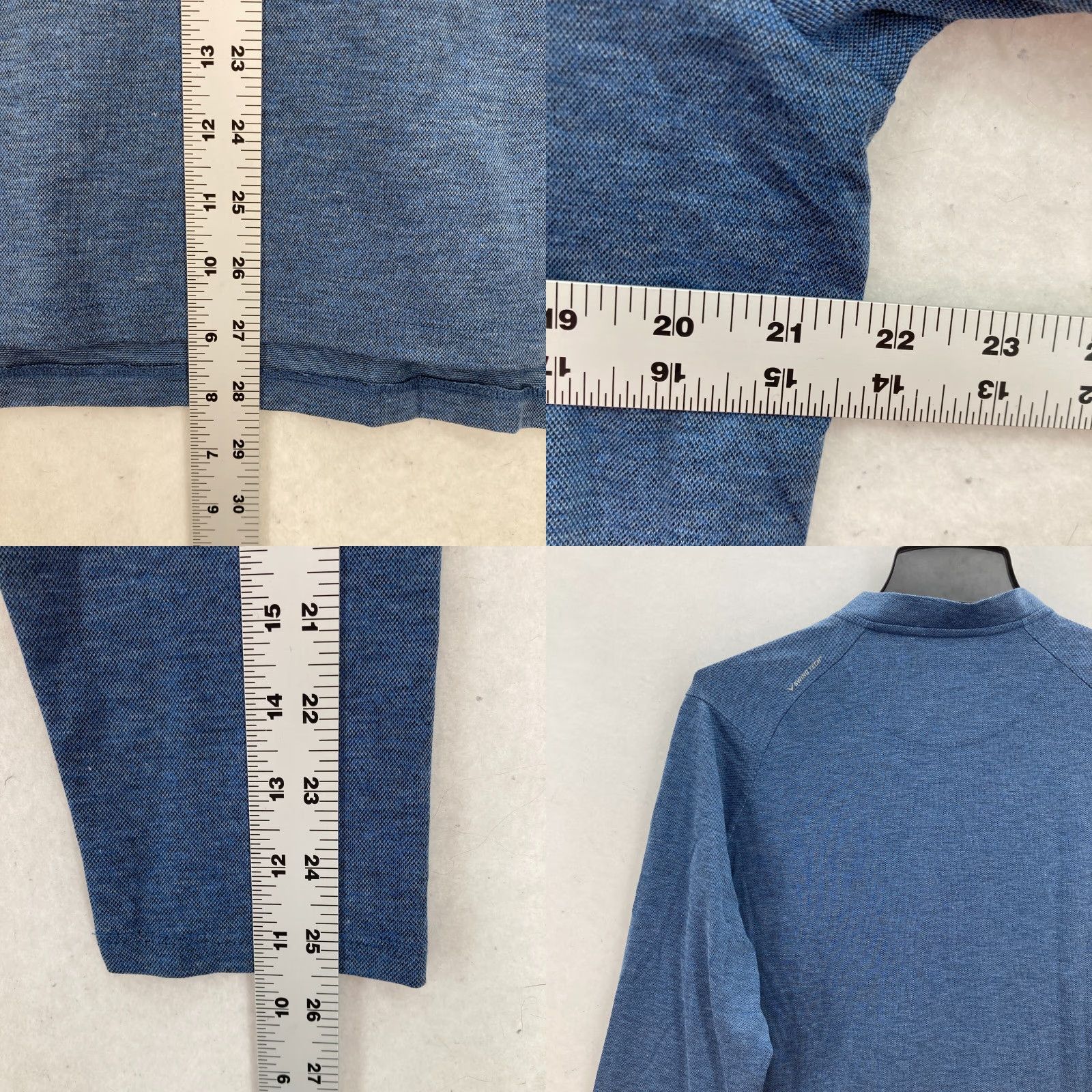 Callaway Callaway Swing Tech ECO Henley T-Shirt Mens M Peacoat Heather Blue Golf NWT Size US M / EU 48-50 / 2 - 9 Thumbnail