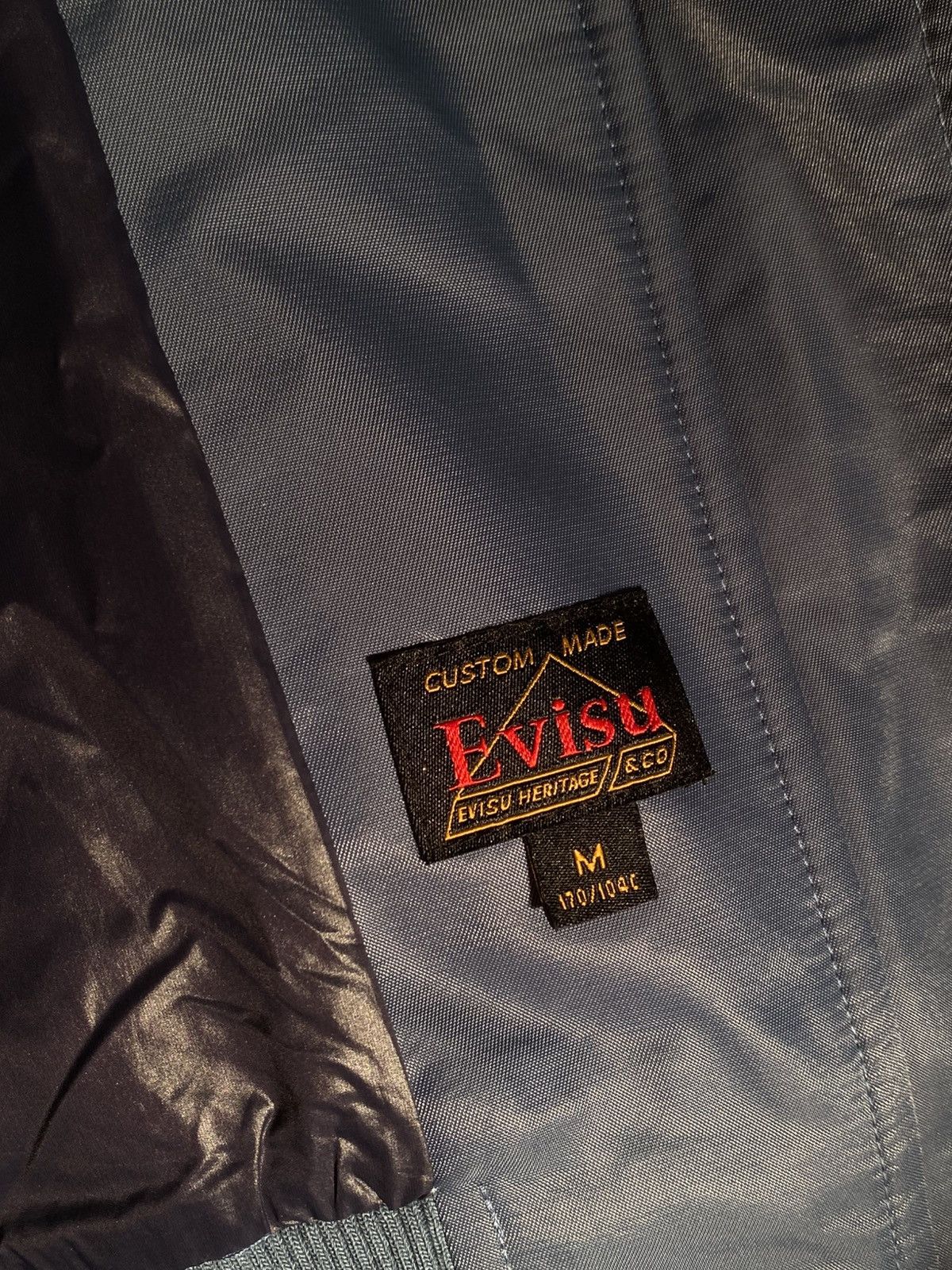 Evisu × Japanese Brand “THE GOD OF FORTUNE RIDING WAVES”EMBROIDERY SOUVENIR JACKET Size US M / EU 48-50 / 2 - 4 Thumbnail