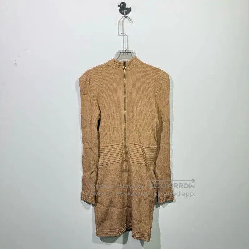 Balmain Balmain Yellow Silk Blend Dress . Size S / US 4 / IT 40 - 2 Thumbnail