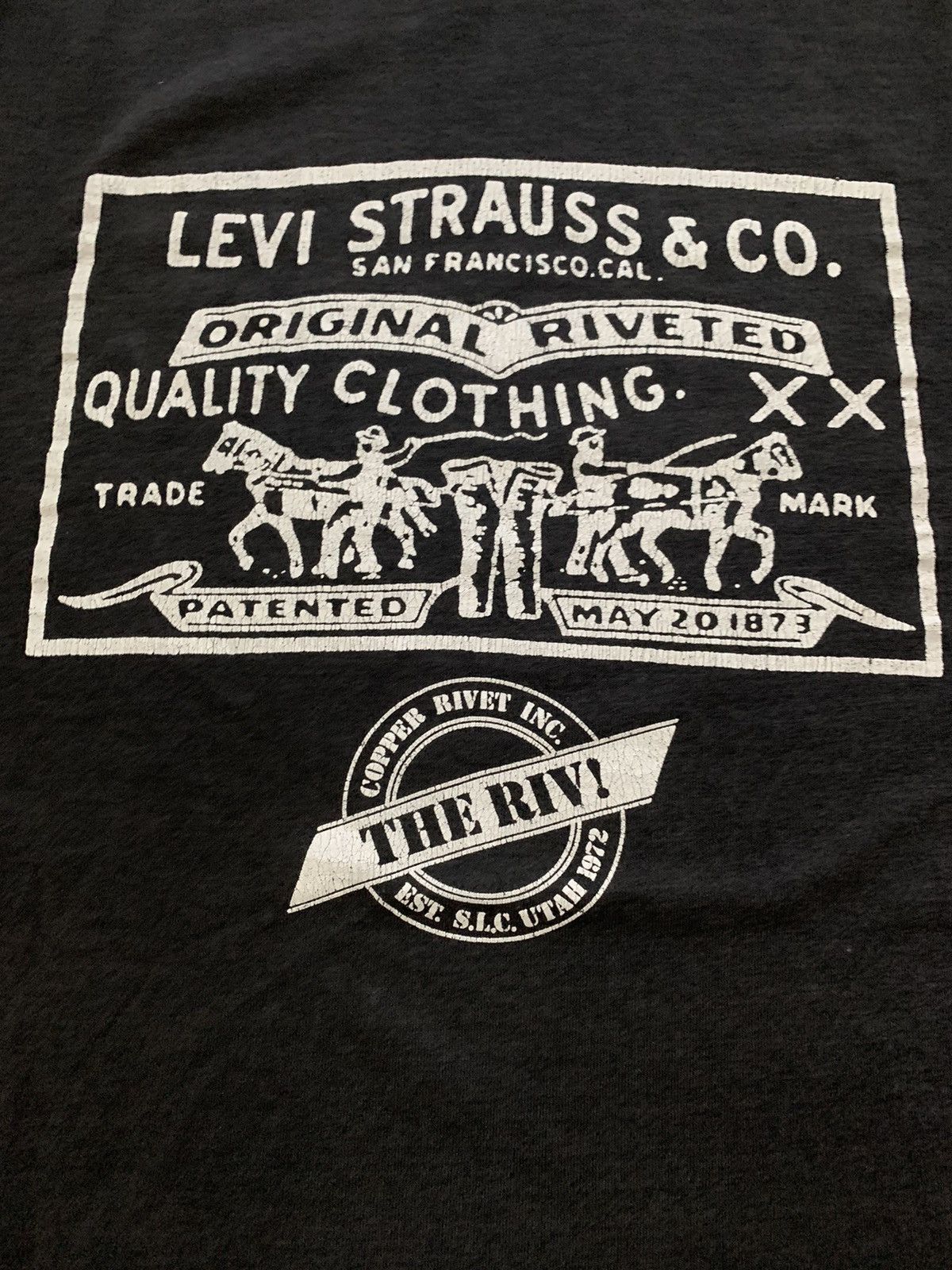 Levi's × Levi's Vintage Clothing × Vintage LEVI’S T-SHIRT Size US XL / EU 56 / 4 - 3 Thumbnail
