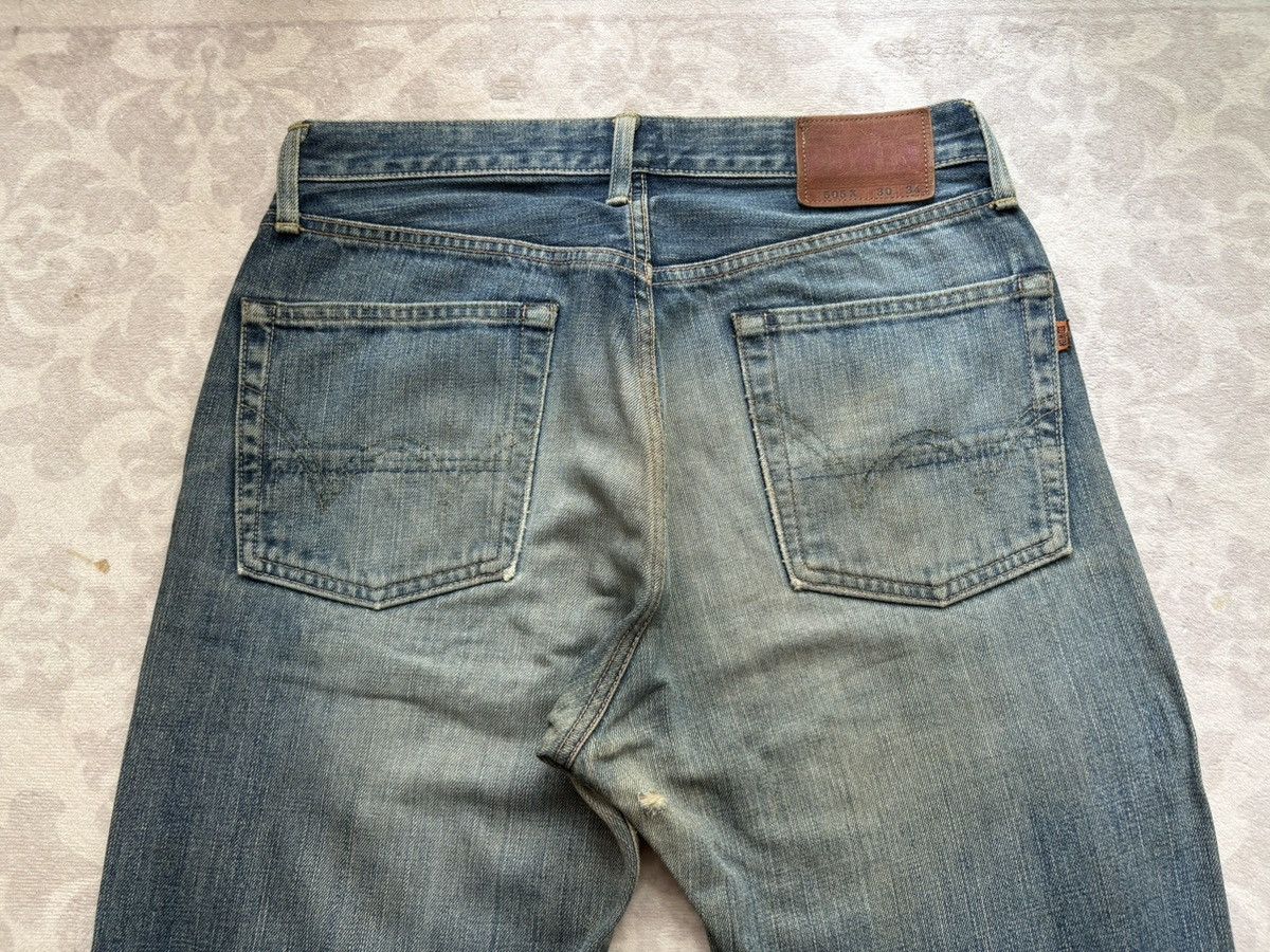 Edwin Edwin 505X Selvedge Orange Tab Distressed Denim Jeans Size US 31 - 12 Thumbnail