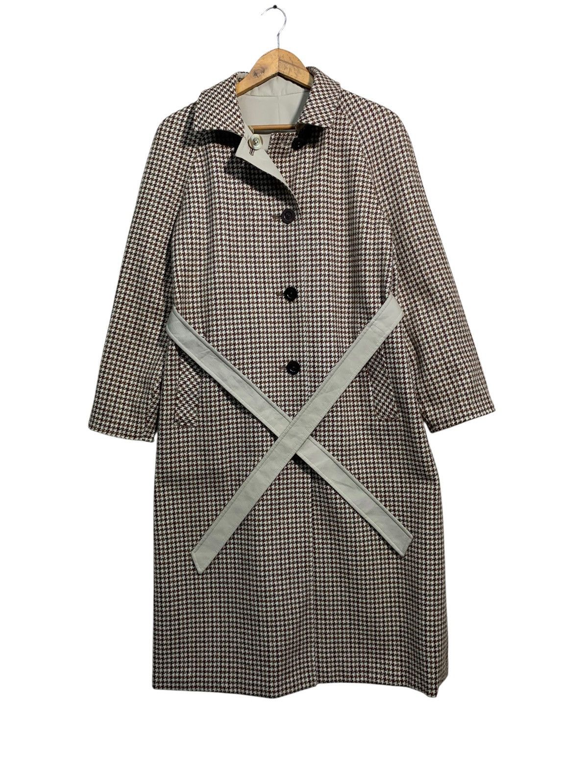 Aquascutum 🔥VTG AQUASCUTUM REVERSIBLE TRENCH COATS WOOL Size M / US 6-8 / IT 42-44 - 5 Thumbnail