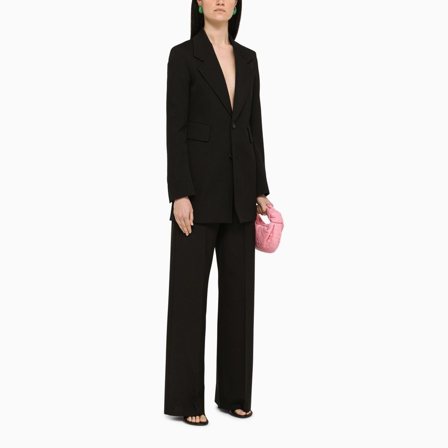 Bottega Veneta o1d2blof0824 Single-breasted Wool Blazer in Black Size XS / US 0-2 / IT 36-38 - 2 Thumbnail