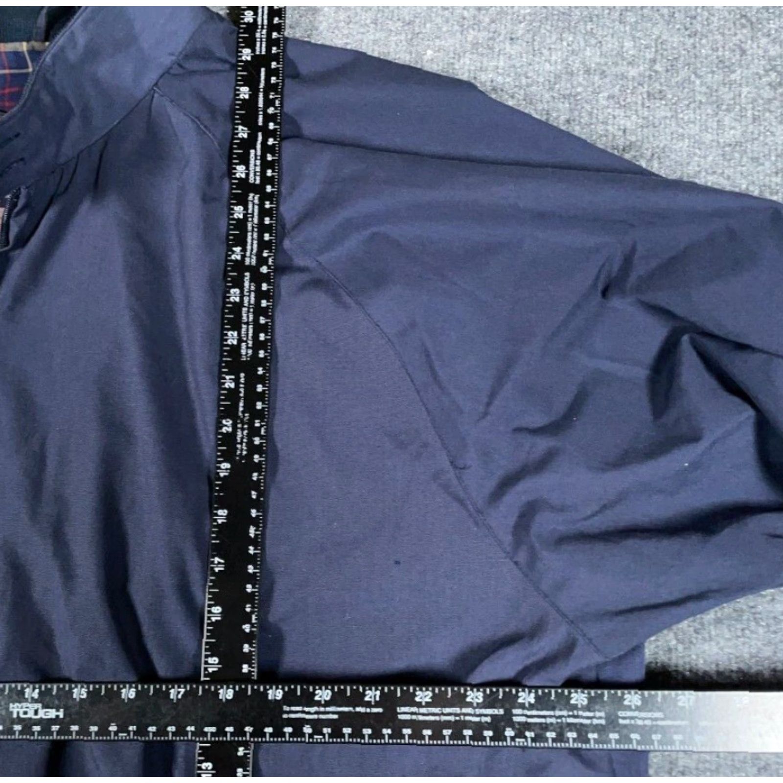 Vintage VTG Distressed Plaid Lined Zip Bomber Jacket Adult 2XL Tall Blue Casual Men 2XLT 80s 90s Retro Hipster Modern? Size US XXL / EU 58 / 5 - 4 Thumbnail