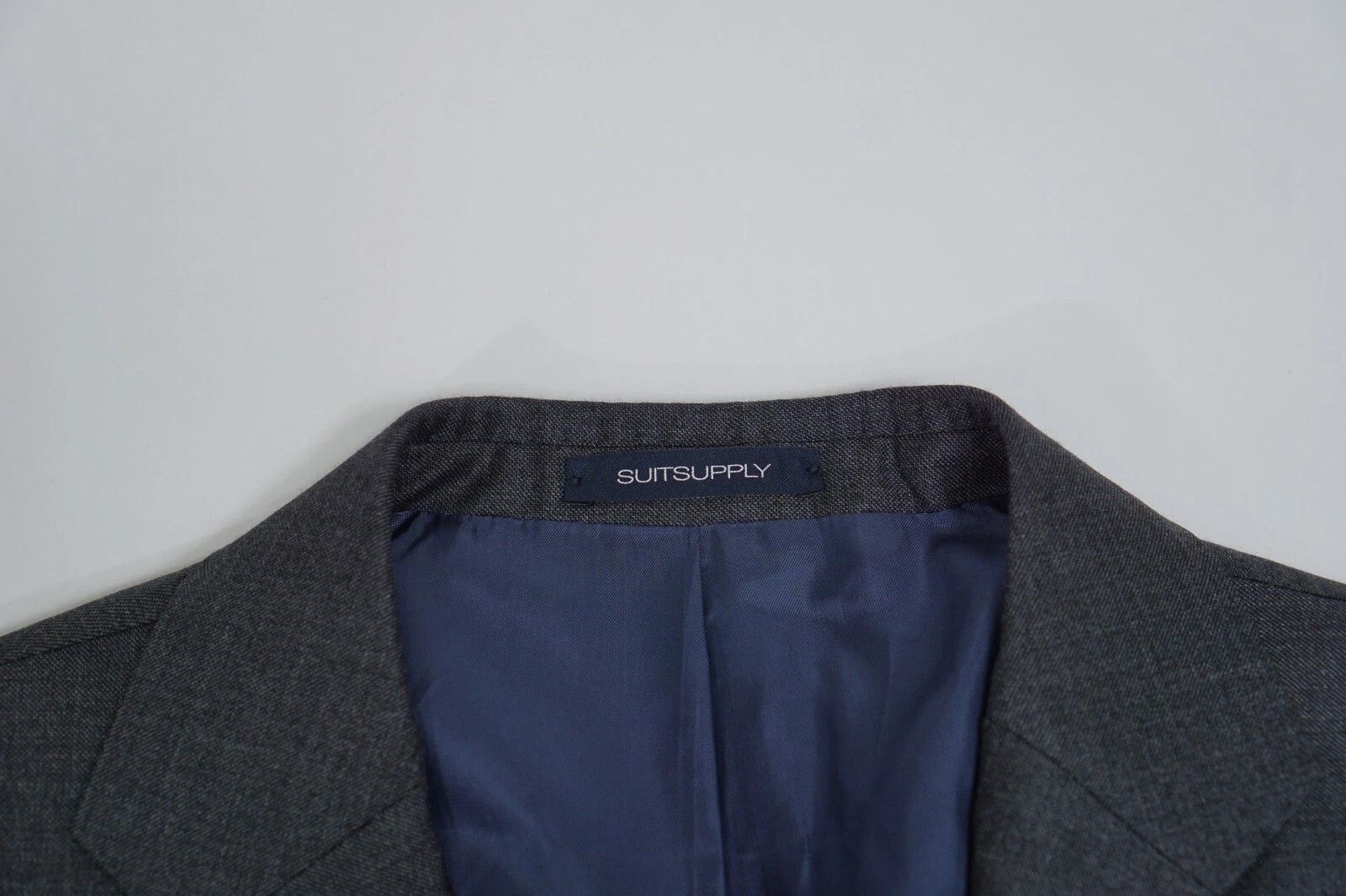 Suitsupply Men Suitsupply Blazer Lazio Grey Wool Vitale Barberis US40L Size 40L - 3 Thumbnail