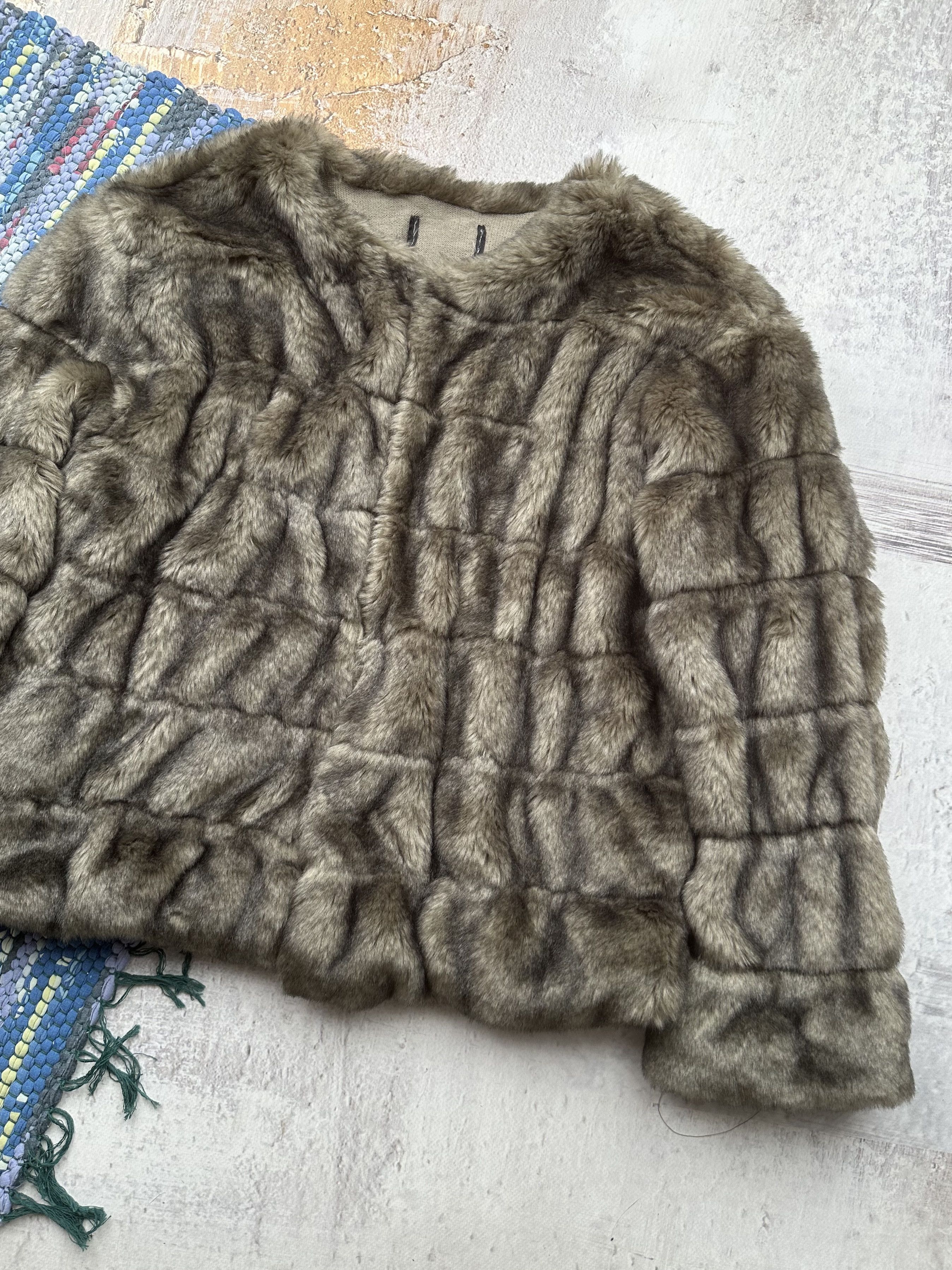 Japanese Brand Vintage Faux Fur Coat A583D15(435) Size M / US 6-8 / IT 42-44 - 3 Thumbnail