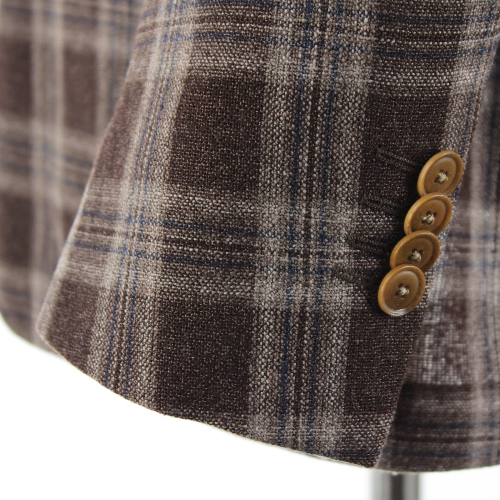 Luciano Barbera Luciano Barbera Sport Coat Size 42 US in Brown Size 42R - 3 Thumbnail