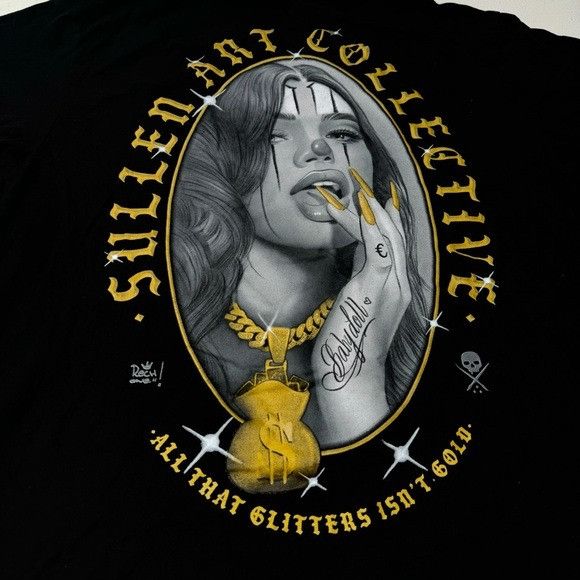 Designer New Sullen Men's Baby Face Short Sleeve Standard T-shirt Sz Size US XXL / EU 58 / 5 - 3 Thumbnail