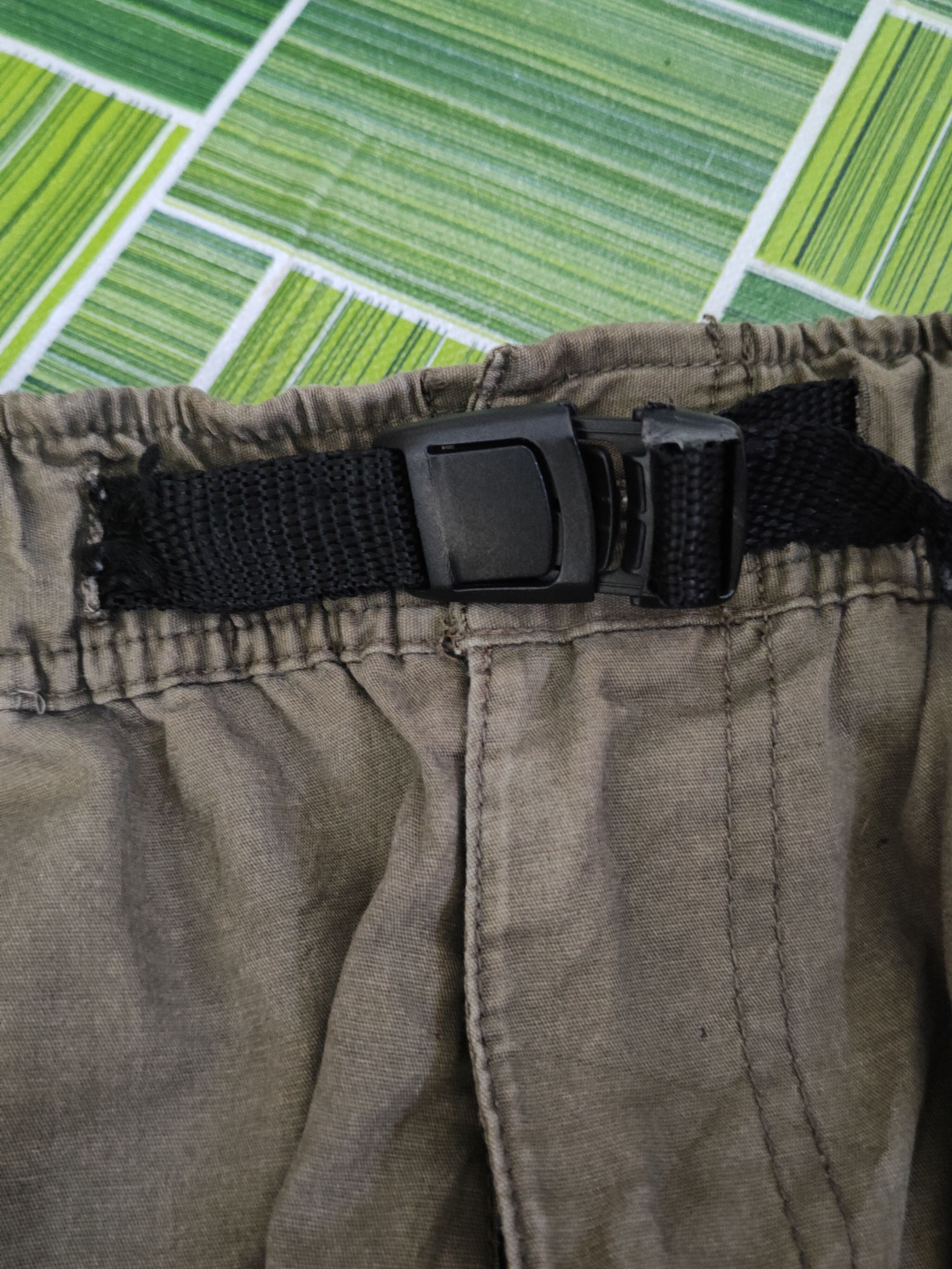 Japanese Brand O.R.G Olive Faded Multipocket Tactical Cargo Pants #S2453 Size US 31 - 15 Thumbnail