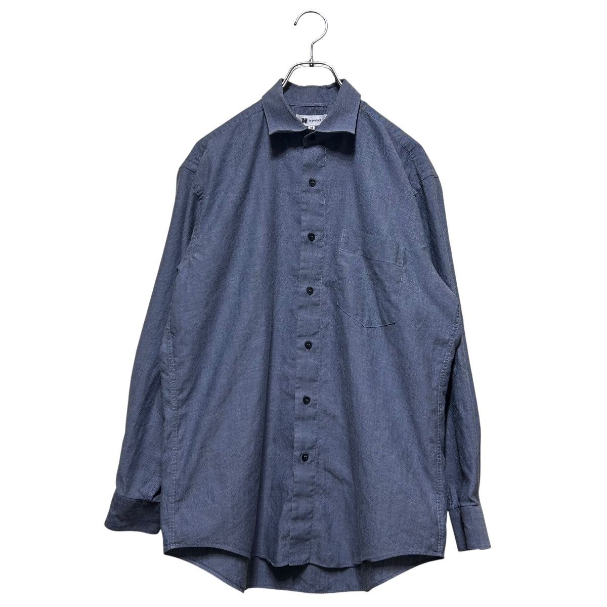 Issey Miyake 431 00s ISSEY MIYAKE IM PRODUCT shirt long sleeve blue M Size US M / EU 48-50 / 2 - 2 Thumbnail