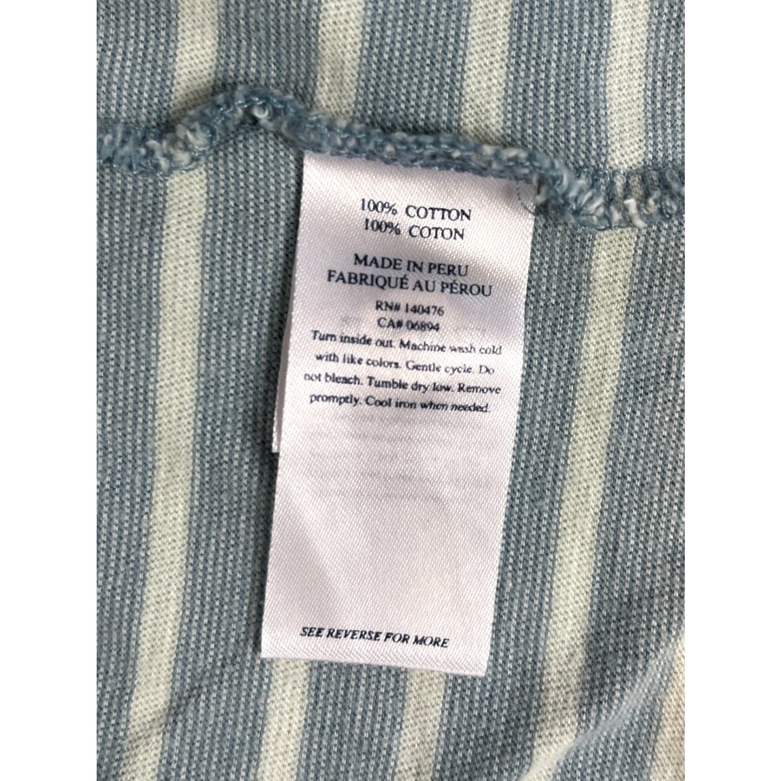 Faherty Faherty Men's Isle Polo Shirt Striped XL Blue 100% Cotton Shirt Mens XL Striped Polo 100% Cotton Classic Modern Preppy Size US XL / EU 56 / 4 - 6 Thumbnail