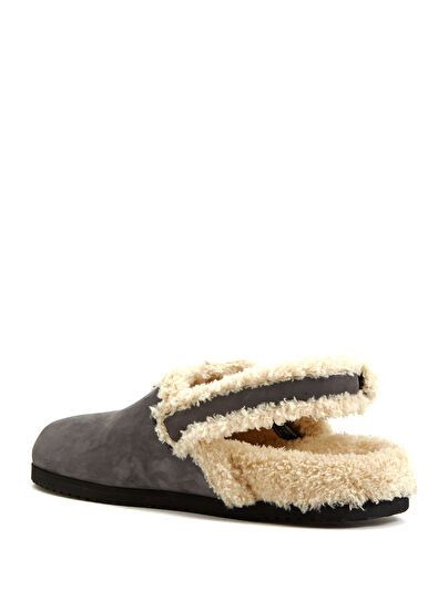 Dolce & Gabbana o1y0125 Logo Mules in Grey/Ivory Size US 11 / EU 44 - 2 Thumbnail