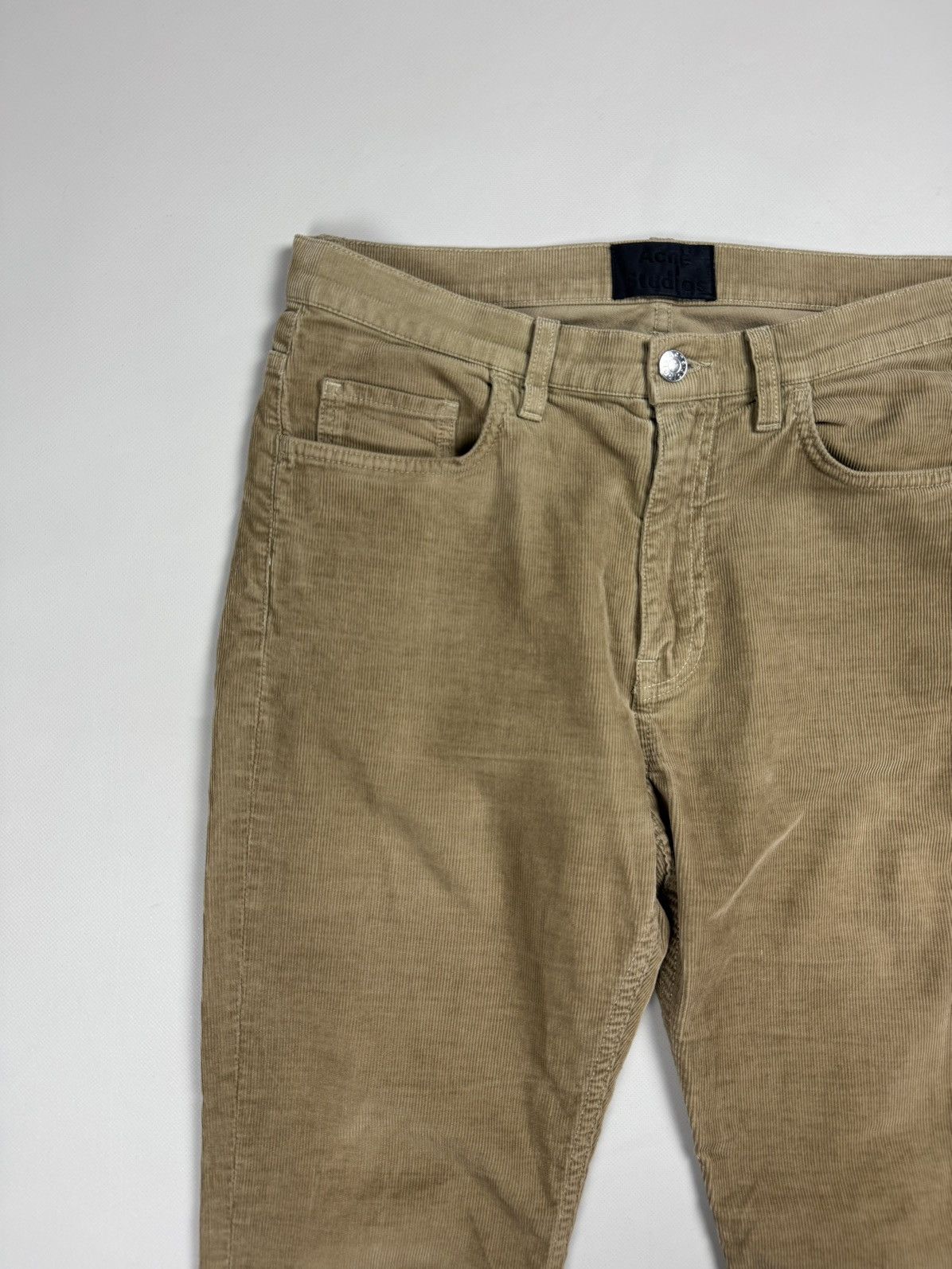 Acne Studios Acne Studios Men’s Town Khaki Cord Chino Pants Trousers Size US 30 / EU 46 - 8 Thumbnail