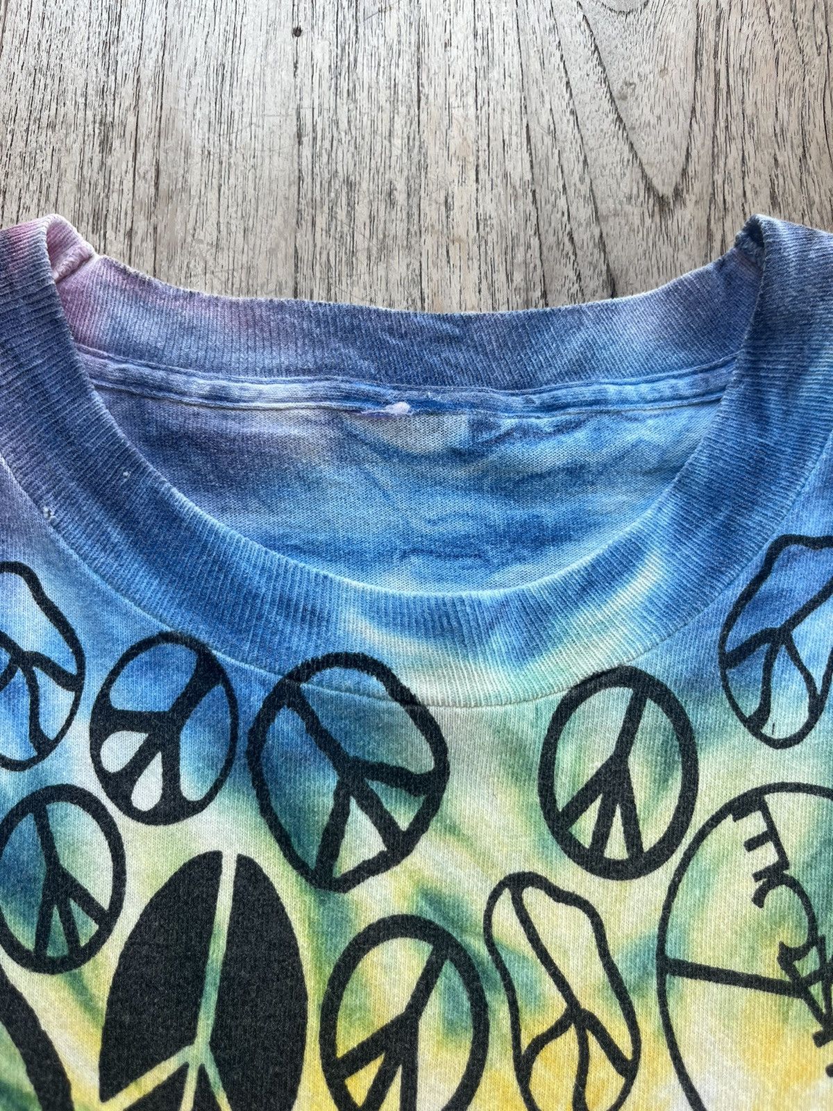 LSDworldpeace × Vintage Vintage PEACE All Over Print 1992’s Screen Shop Tie Dye Size US L / EU 52-54 / 3 - 3 Thumbnail