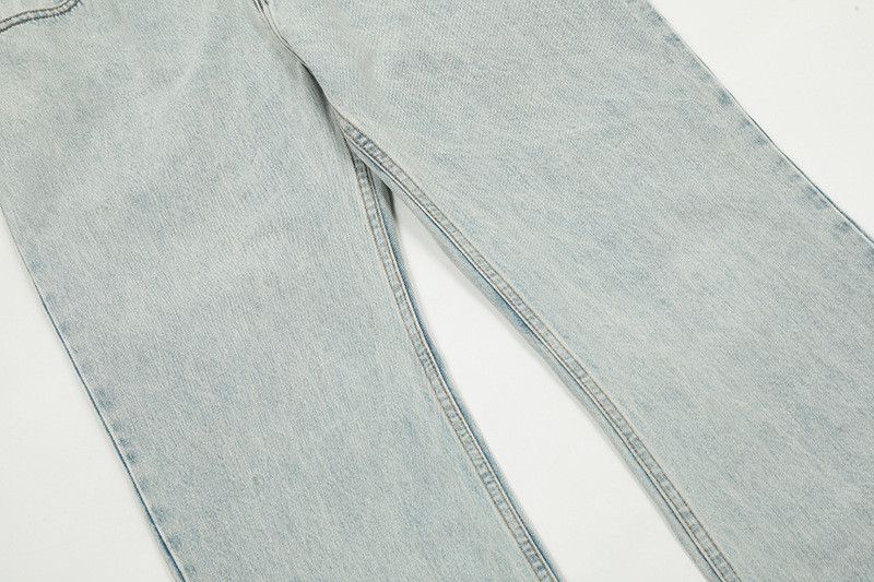 Jean American retro washed distressed flared jeans Size US 32 / EU 48 - 4 Thumbnail