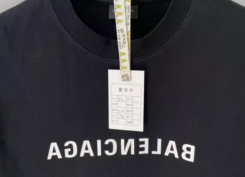 Balenciaga Balenciaga Mirror flip logo short sleeves Size US XS / EU 42 / 0 - 5 Thumbnail