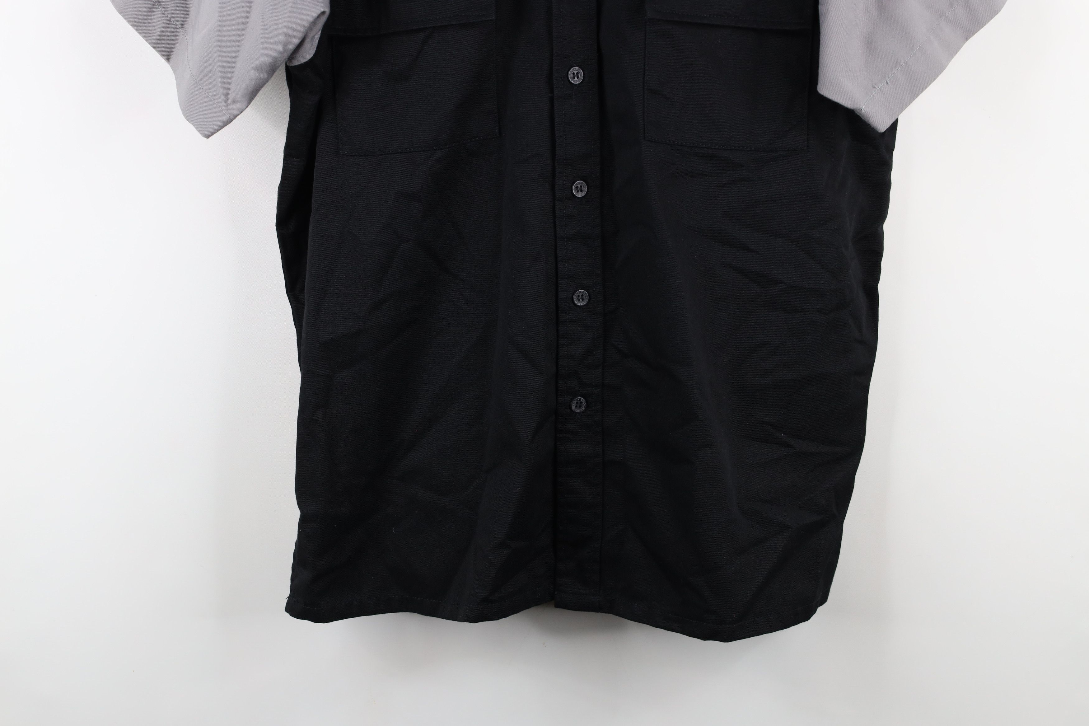 Vintage Vintage 90s Y2K Streetwear Block Board Mechanic Button Shirt Size US L / EU 52-54 / 3 - 3 Thumbnail