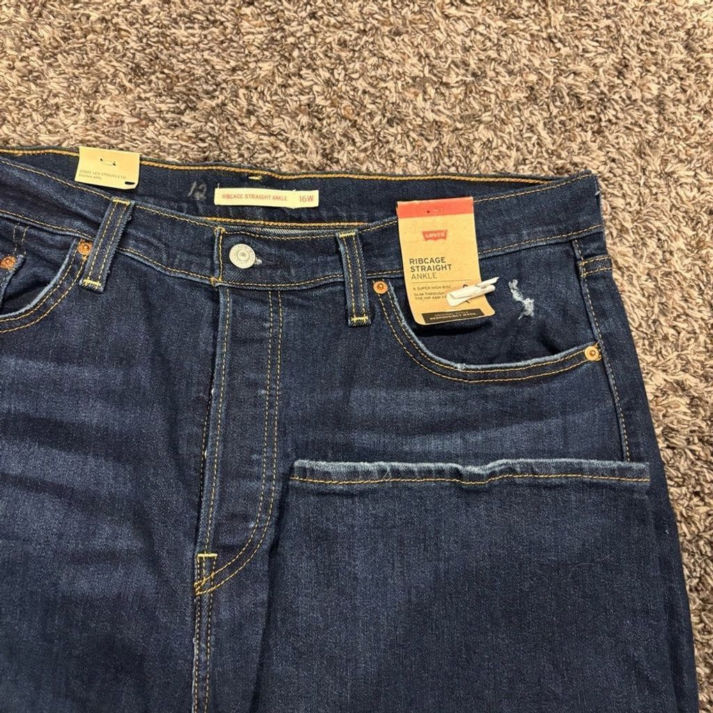 Levi's Women’s Levi’s Strai Ankle Jeans Size 38" / US 16 / IT 52 - 4 Thumbnail