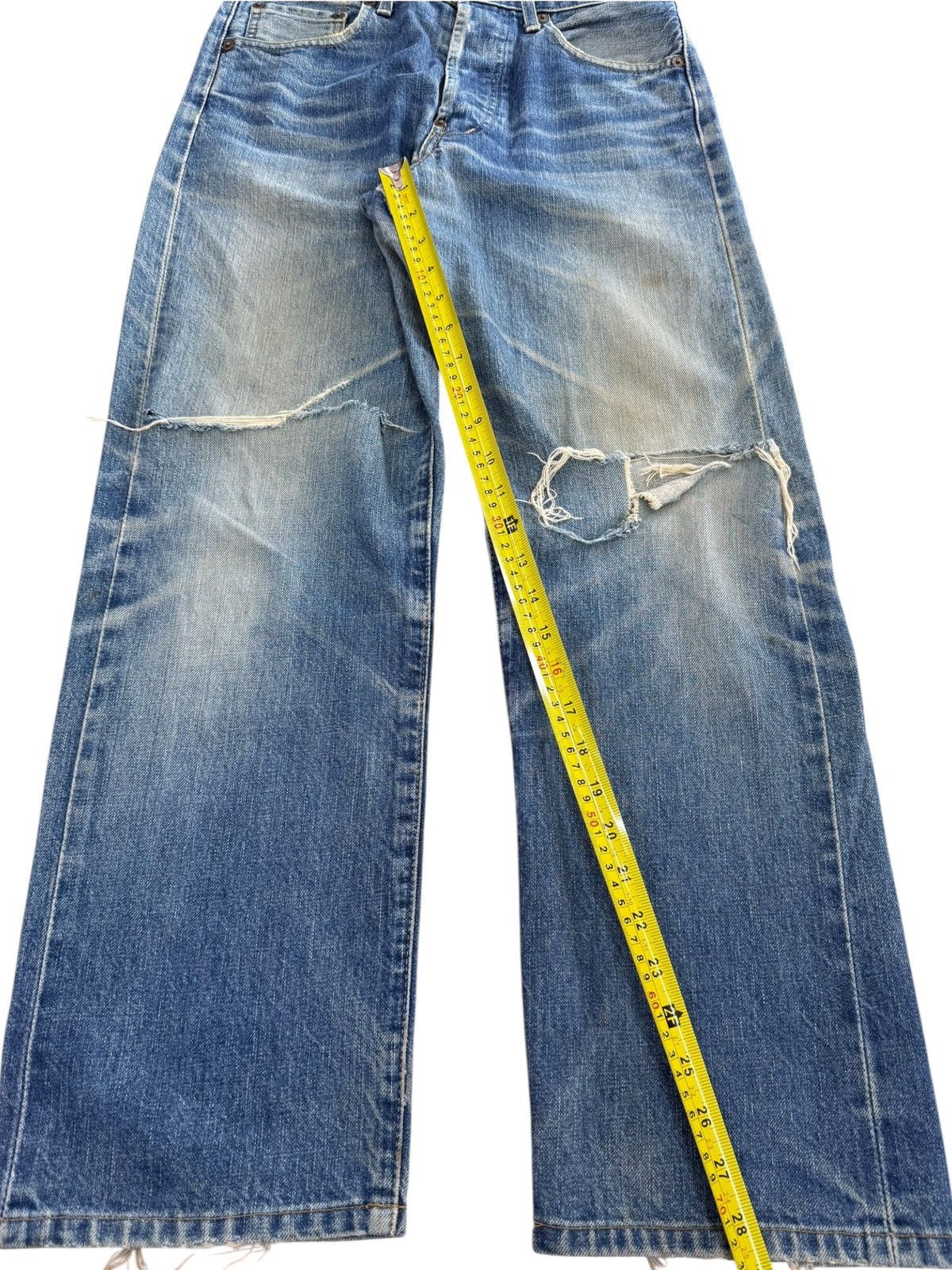 Levi's Vintage Clothing Vintage Levis LVC Big E 701xx Buckle Back Size US 30 / EU 46 - 16 Thumbnail
