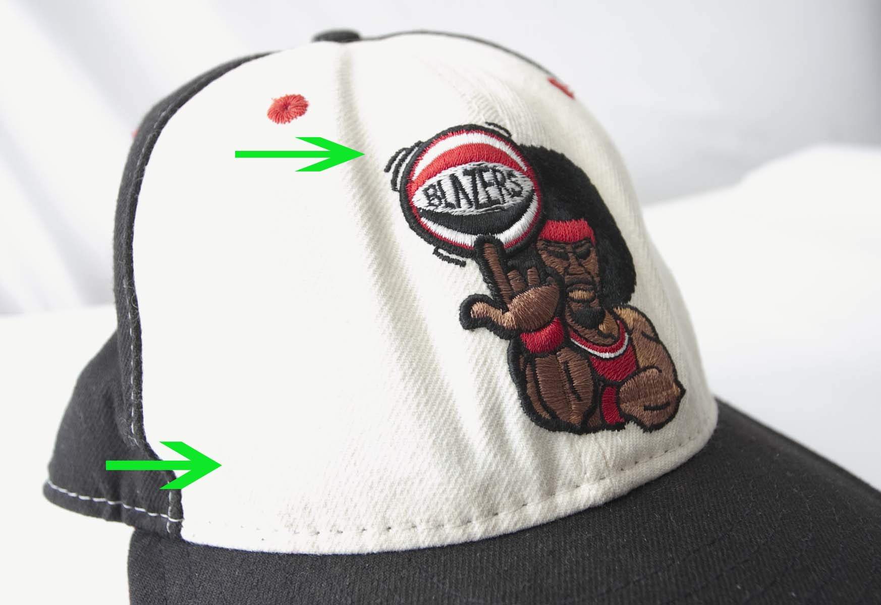 NBA × New Era Portland Trail Blazers Cap Afroman New Era Size 7 5/8 NBA Size ONE SIZE - 3 Thumbnail