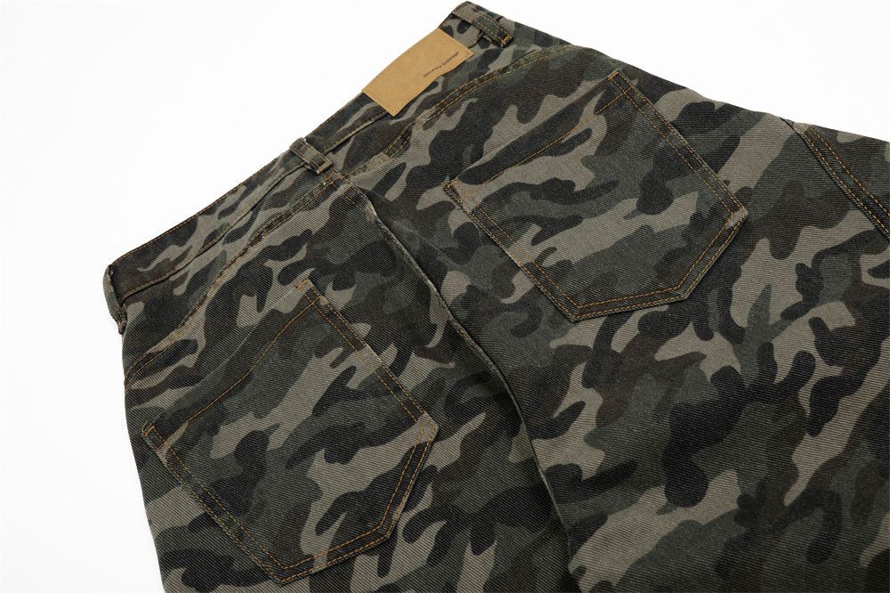 Japanese Brand × Jean American workwear men's loose camouflage machete jeans Size US 32 / EU 48 - 5 Thumbnail
